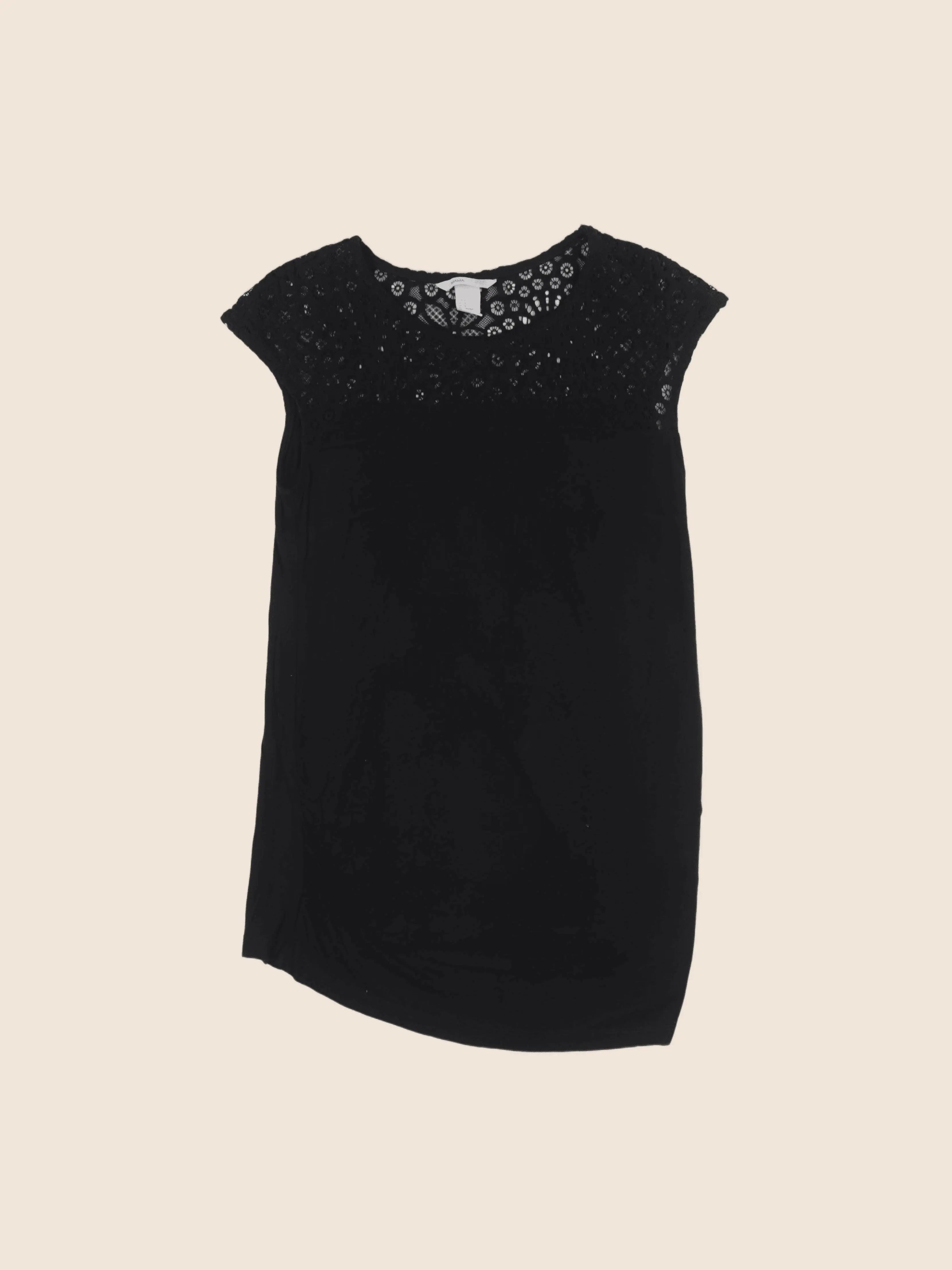 H&M - tee-shirt grossesse noir - 40 à 42
