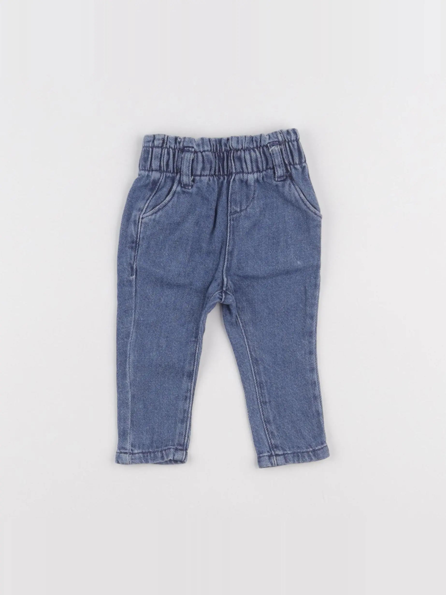 Vertbaudet - jean bleu - 3 mois