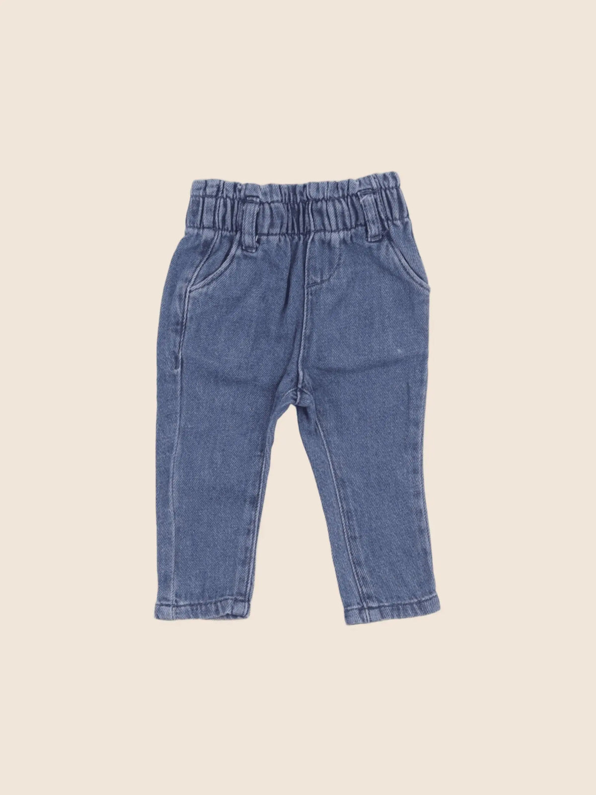 Vertbaudet - jean bleu - 3 mois