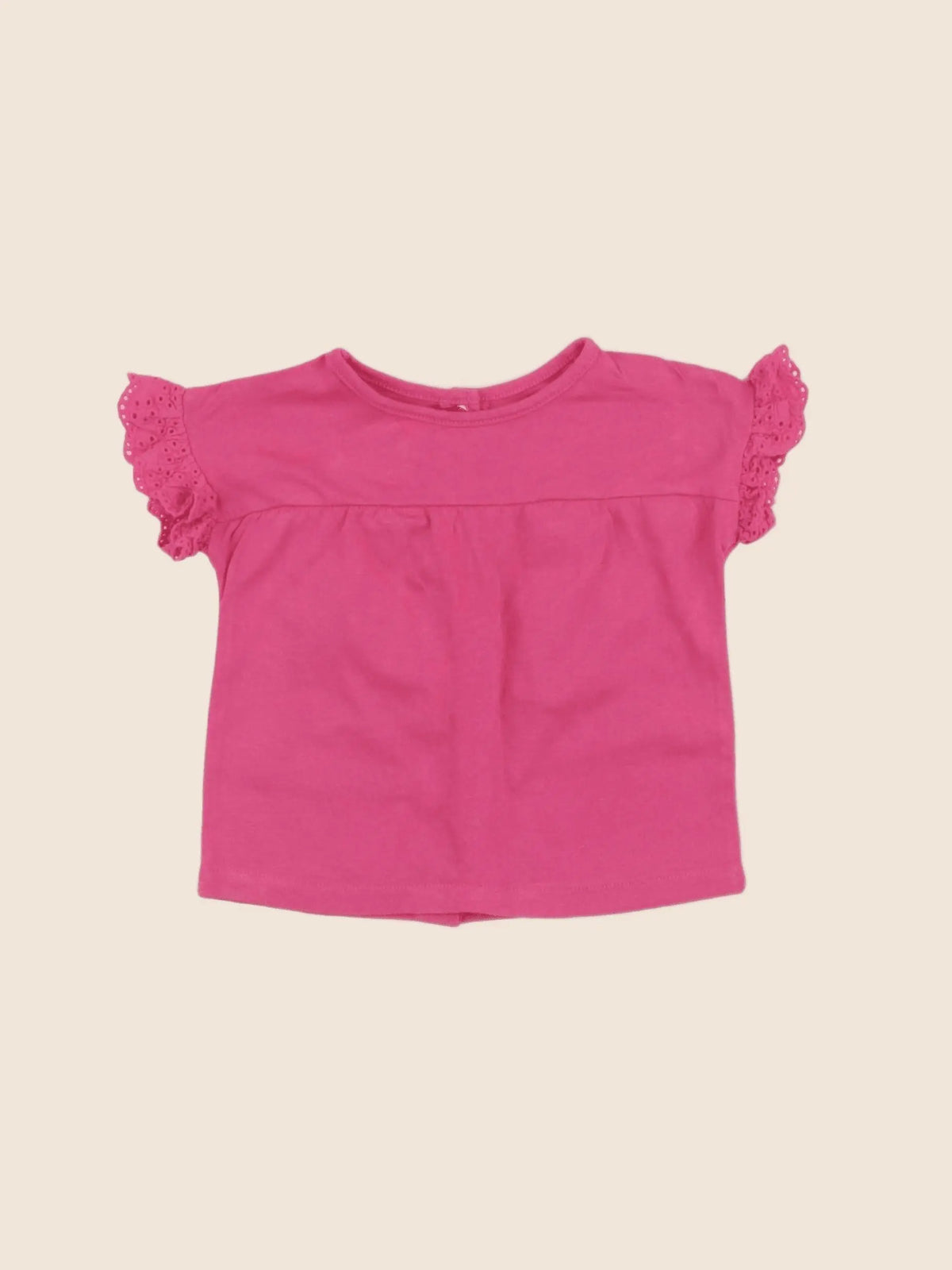 Vertbaudet - tee-shirt rose - 9 mois