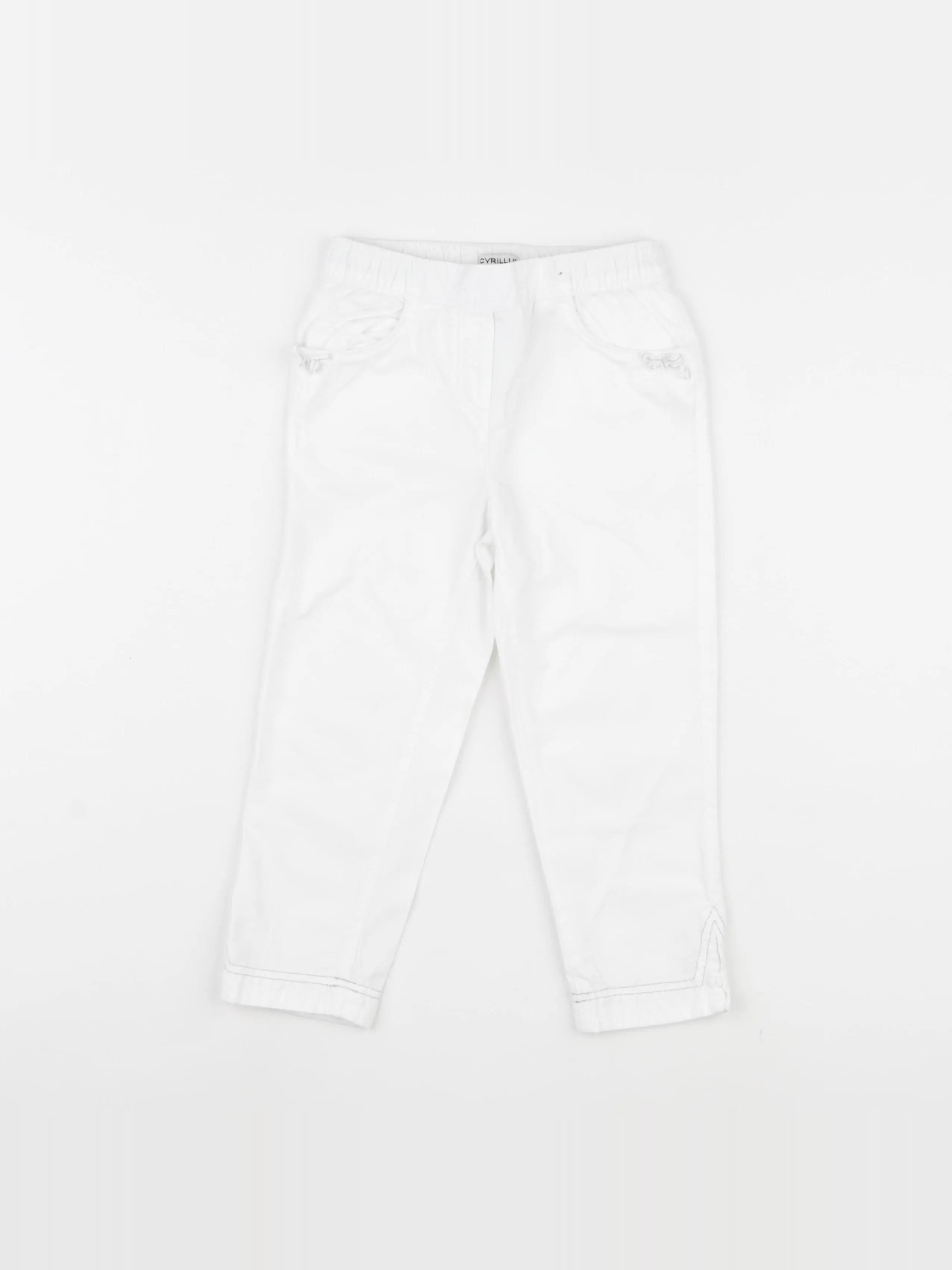 Cyrillus - pantalon blanc - 36 mois