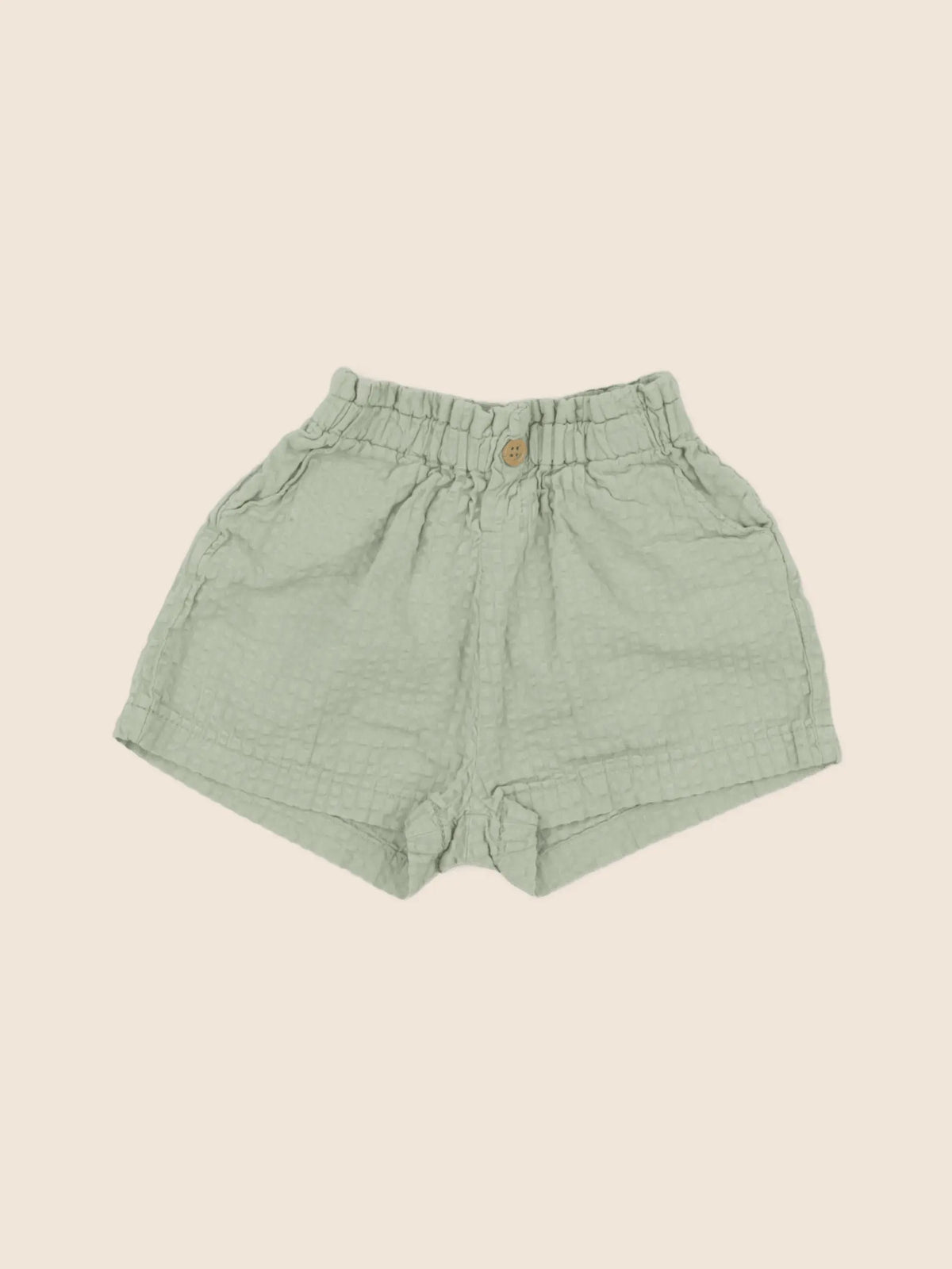 H&M - short vert - 9/12 mois
