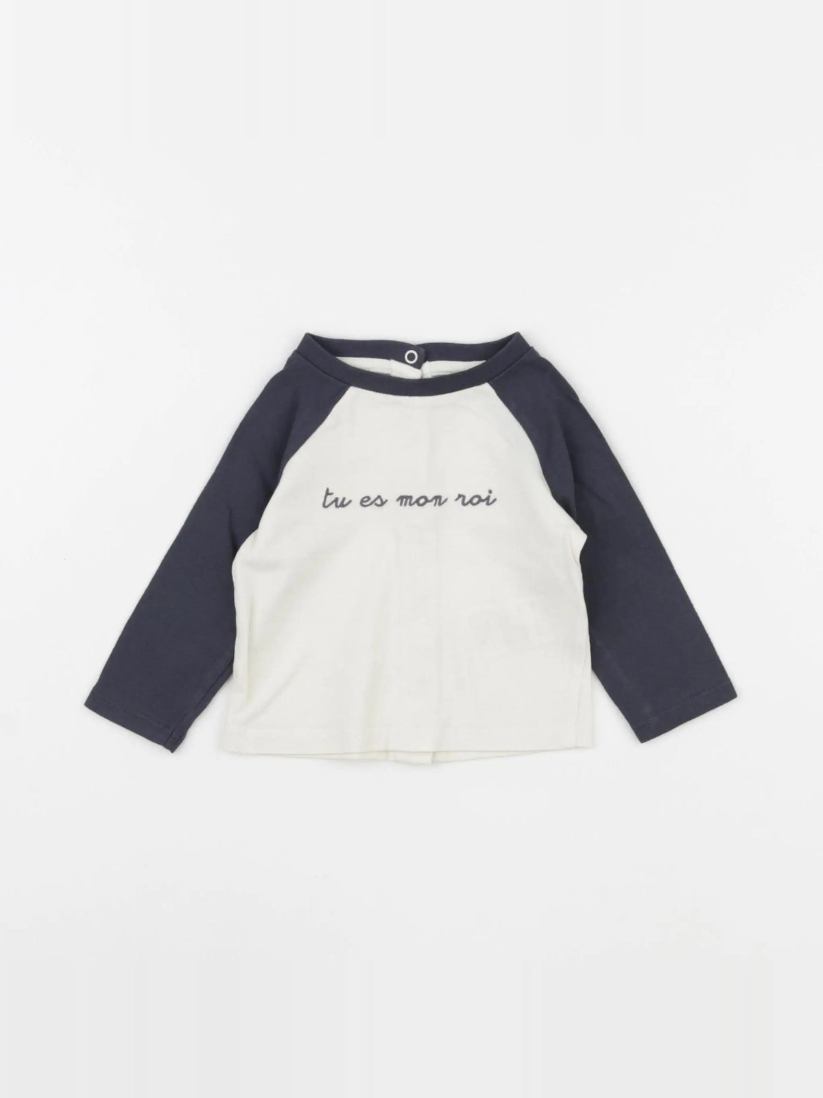 Vertbaudet - tee-shirt beige - 3 mois