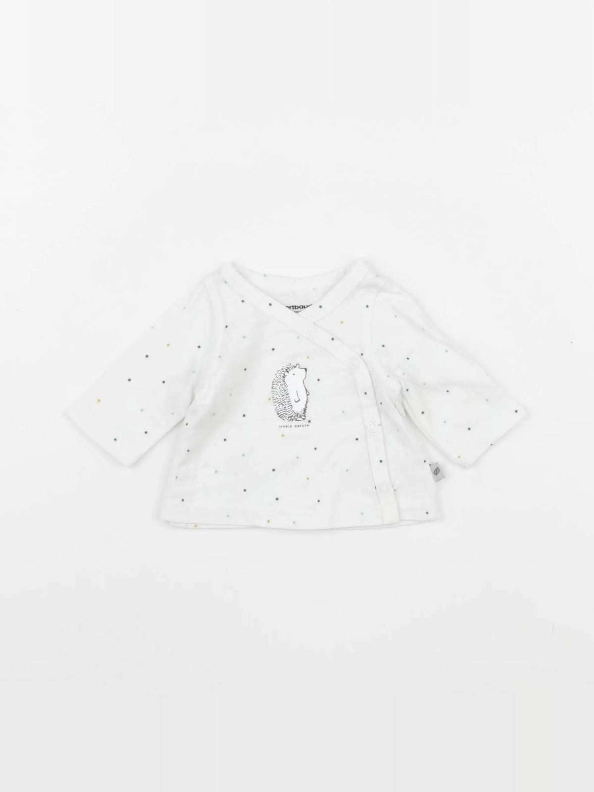 Vertbaudet - tee-shirt blanc - 0 mois