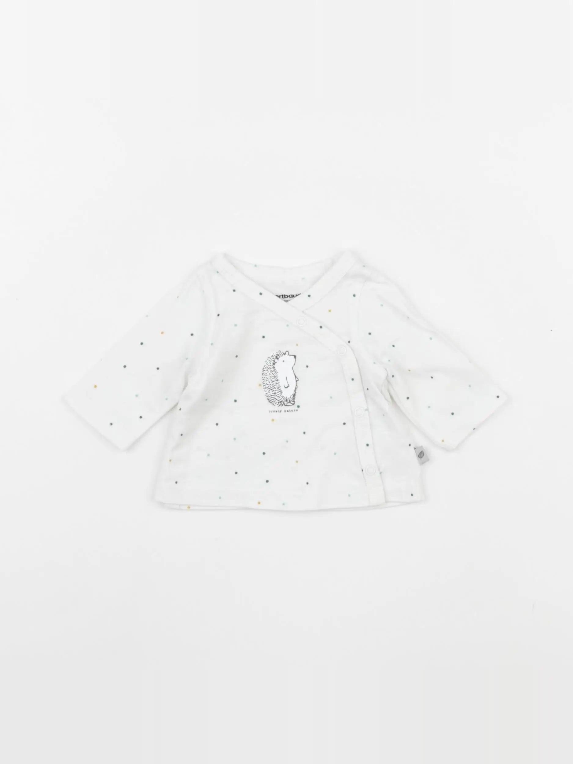 Vertbaudet - tee-shirt blanc - 0 mois