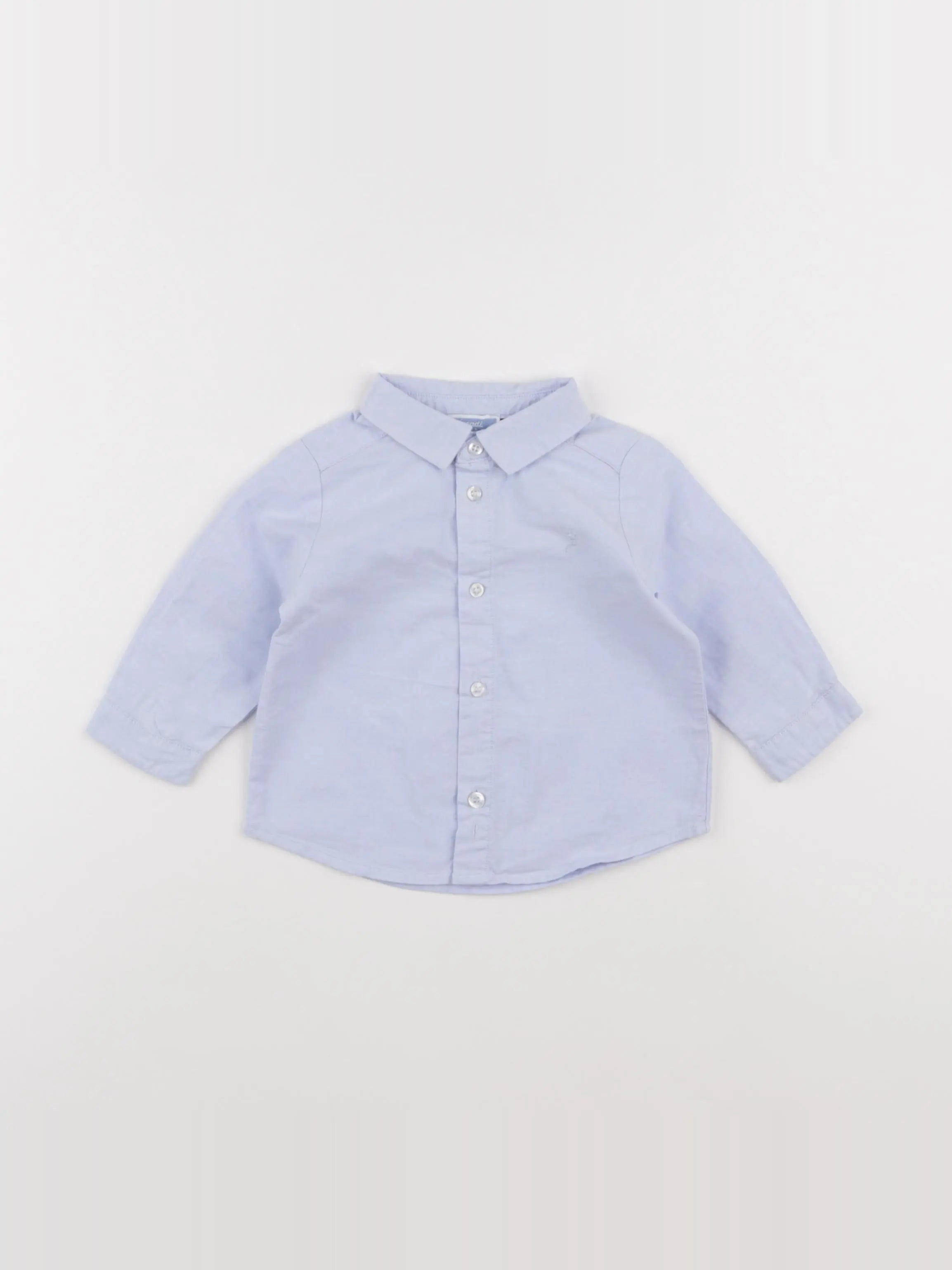 Jacadi - chemise bleu - 6 mois