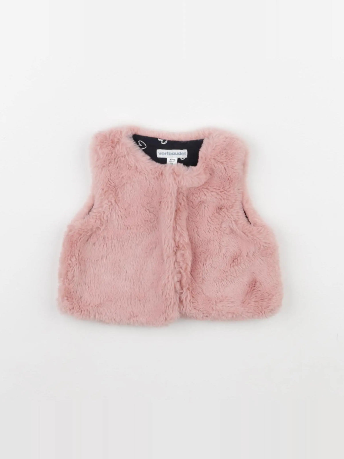 Vertbaudet - gilet rose - 6 mois