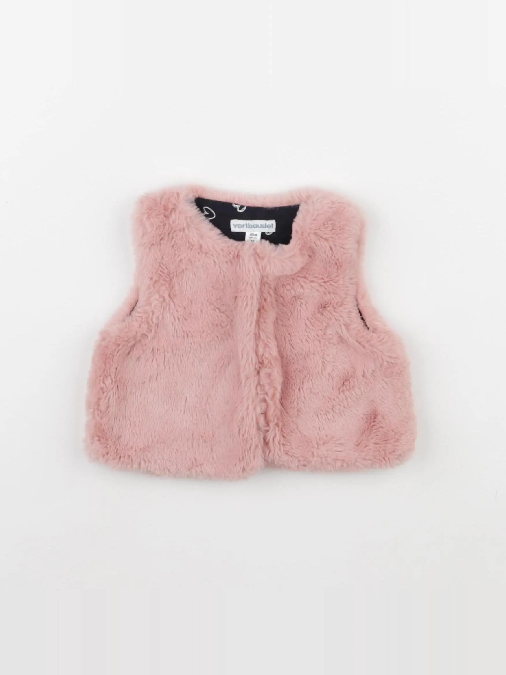 Vertbaudet - gilet rose - 6 mois