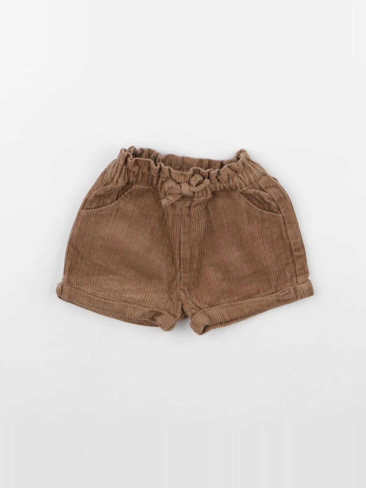 Vertbaudet - short marron - 6 mois