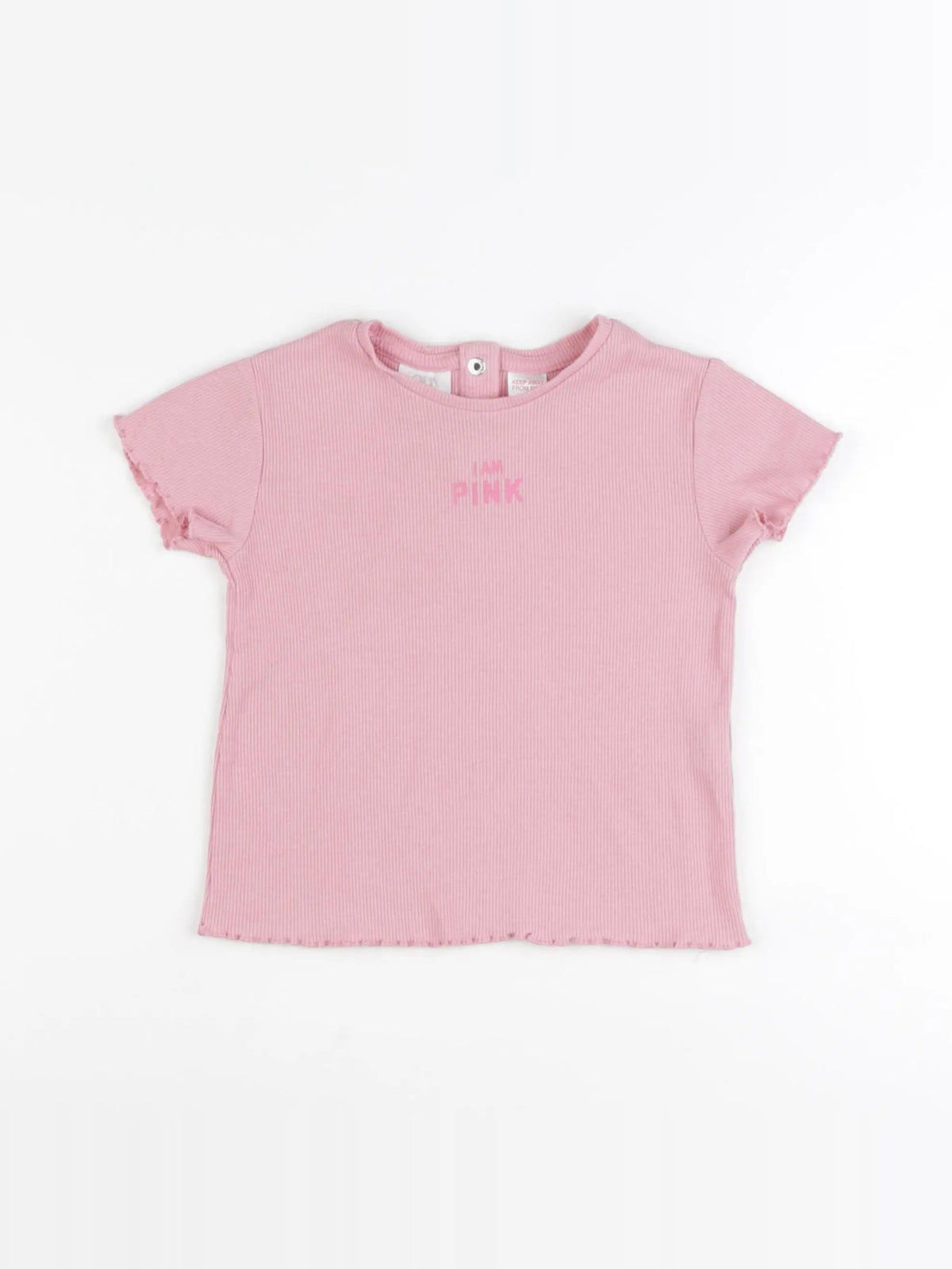 Zara - tee-shirt rose - 18/24 mois