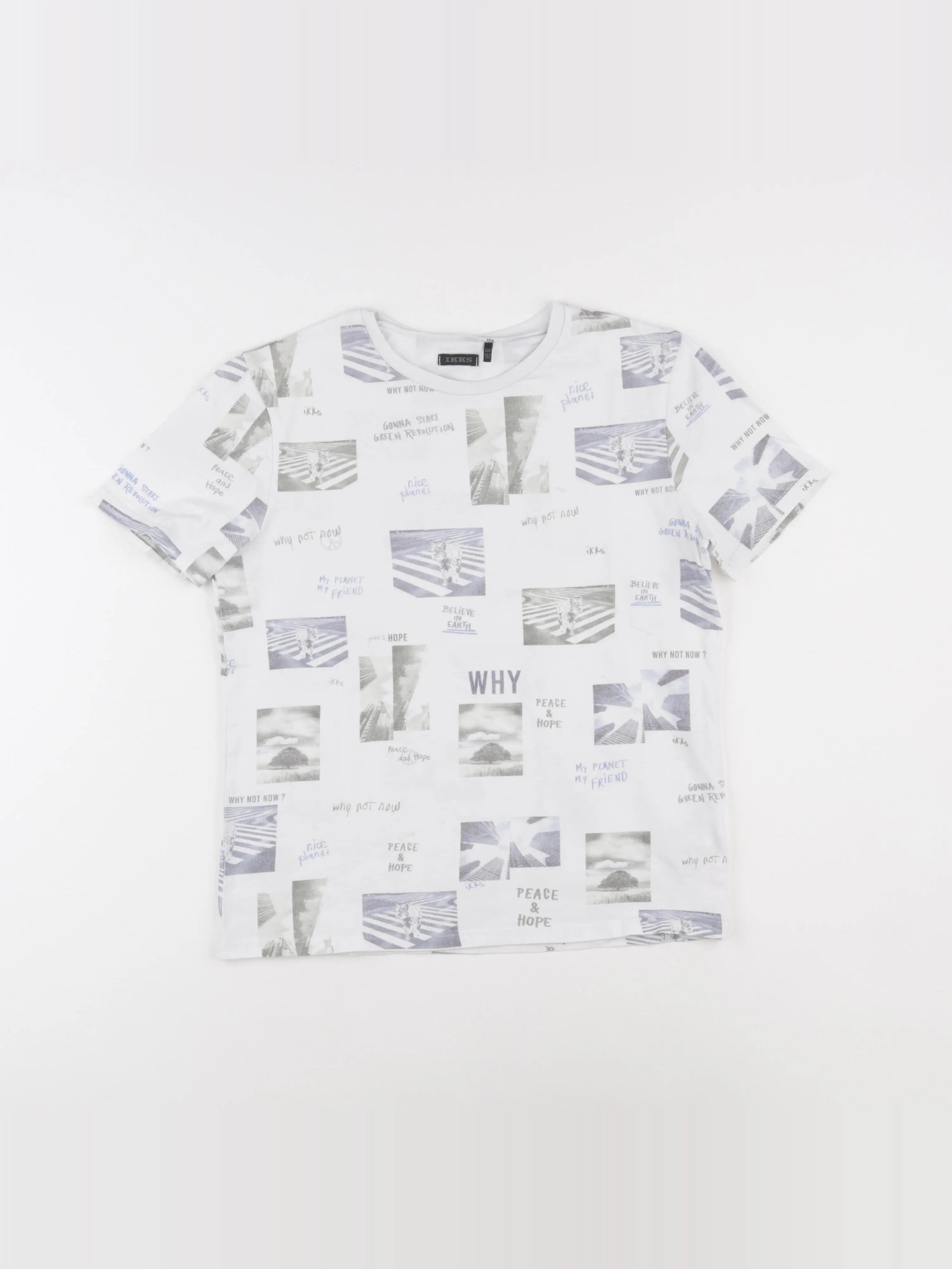 IKKS - tee-shirt blanc - 12 ans