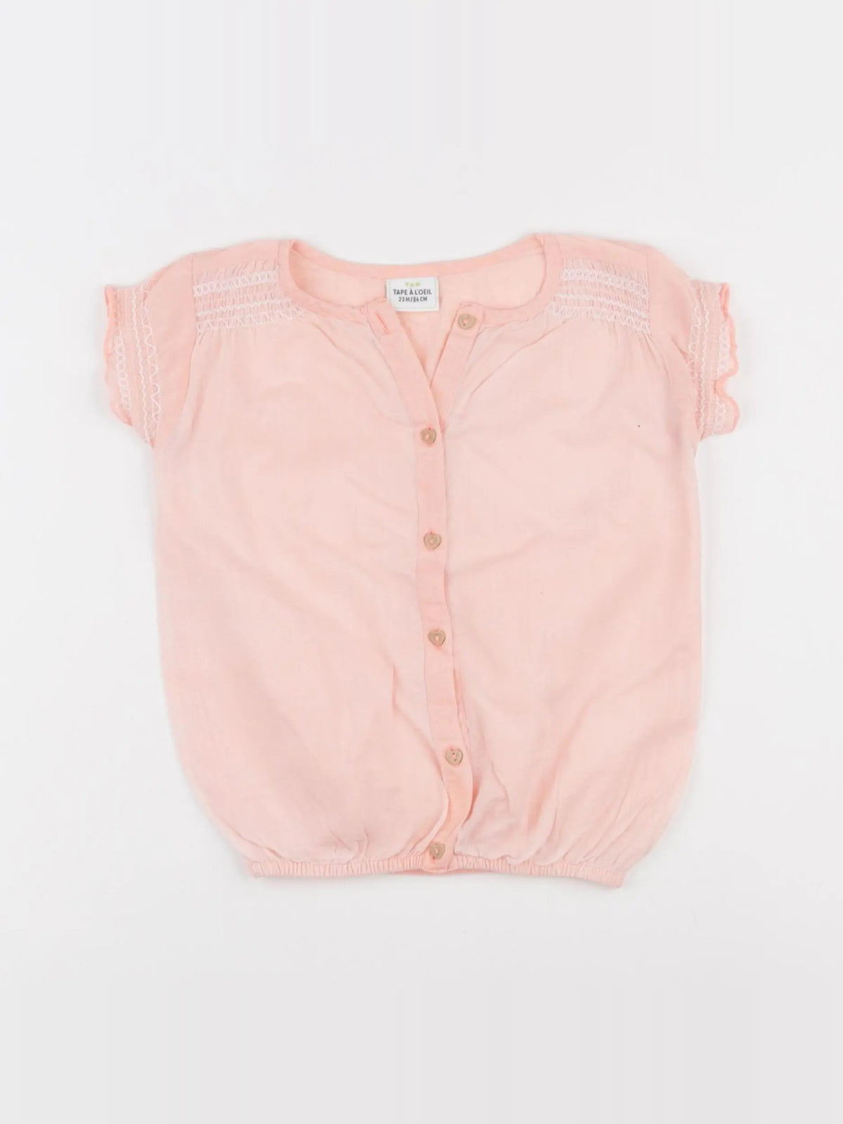 Tape à l'oeil - blouse rose - 24 mois