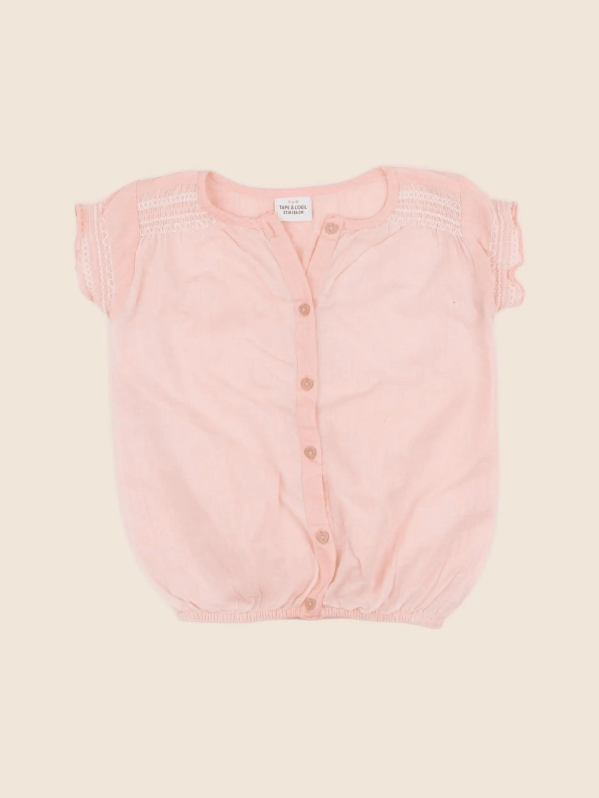 Tape à l'oeil - blouse rose - 24 mois