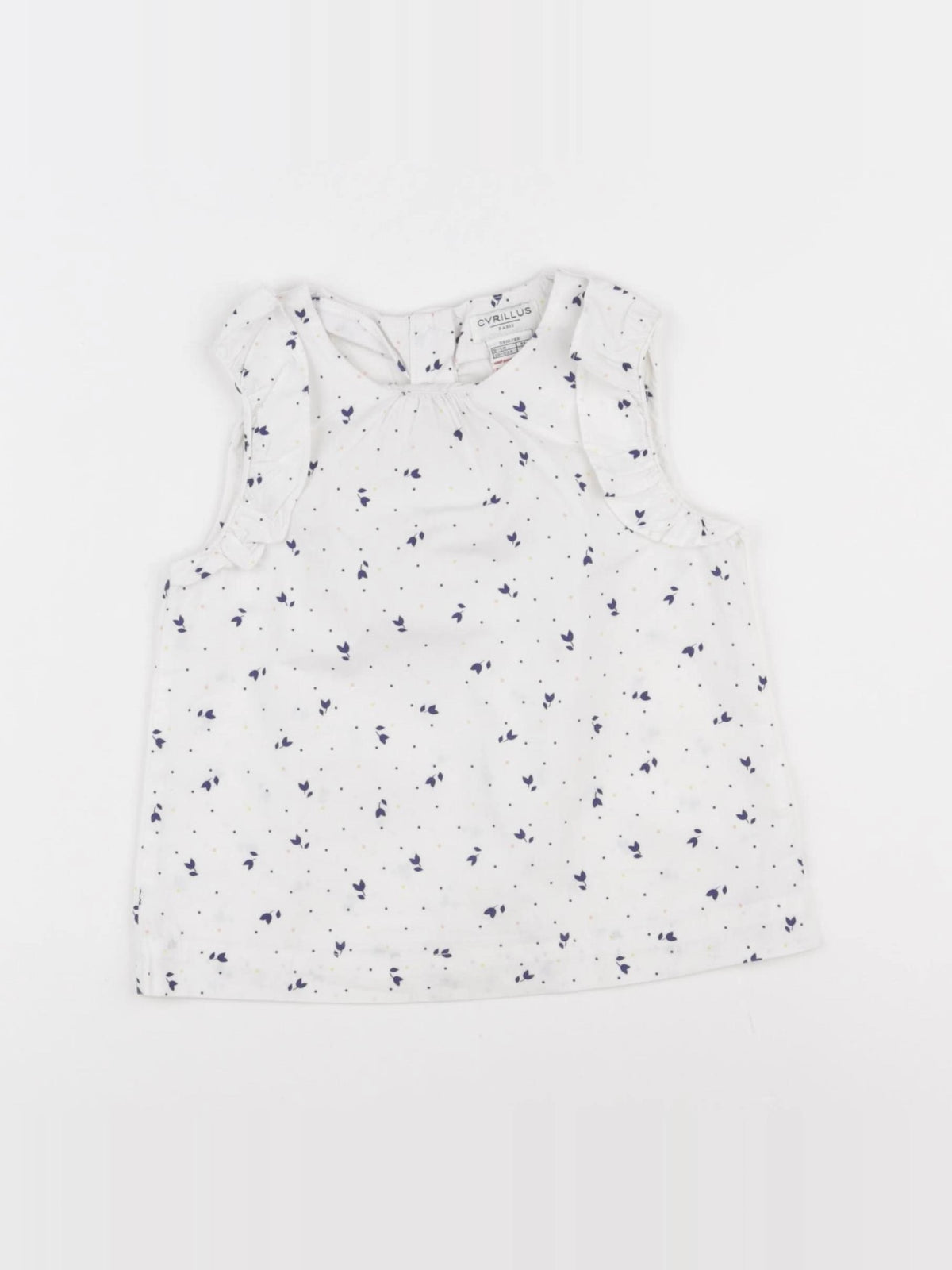 Cyrillus - blouse blanc - 24 mois