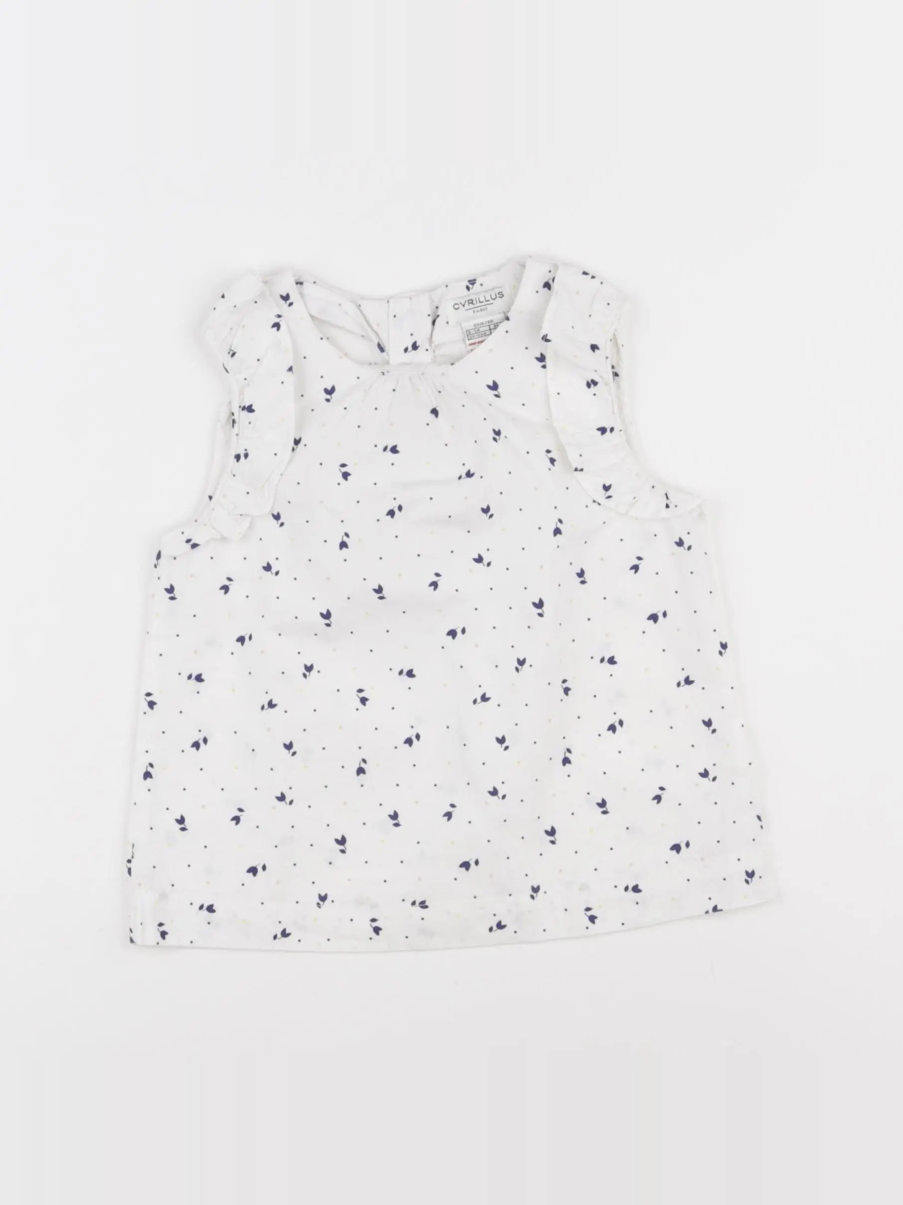 Cyrillus - blouse blanc - 24 mois