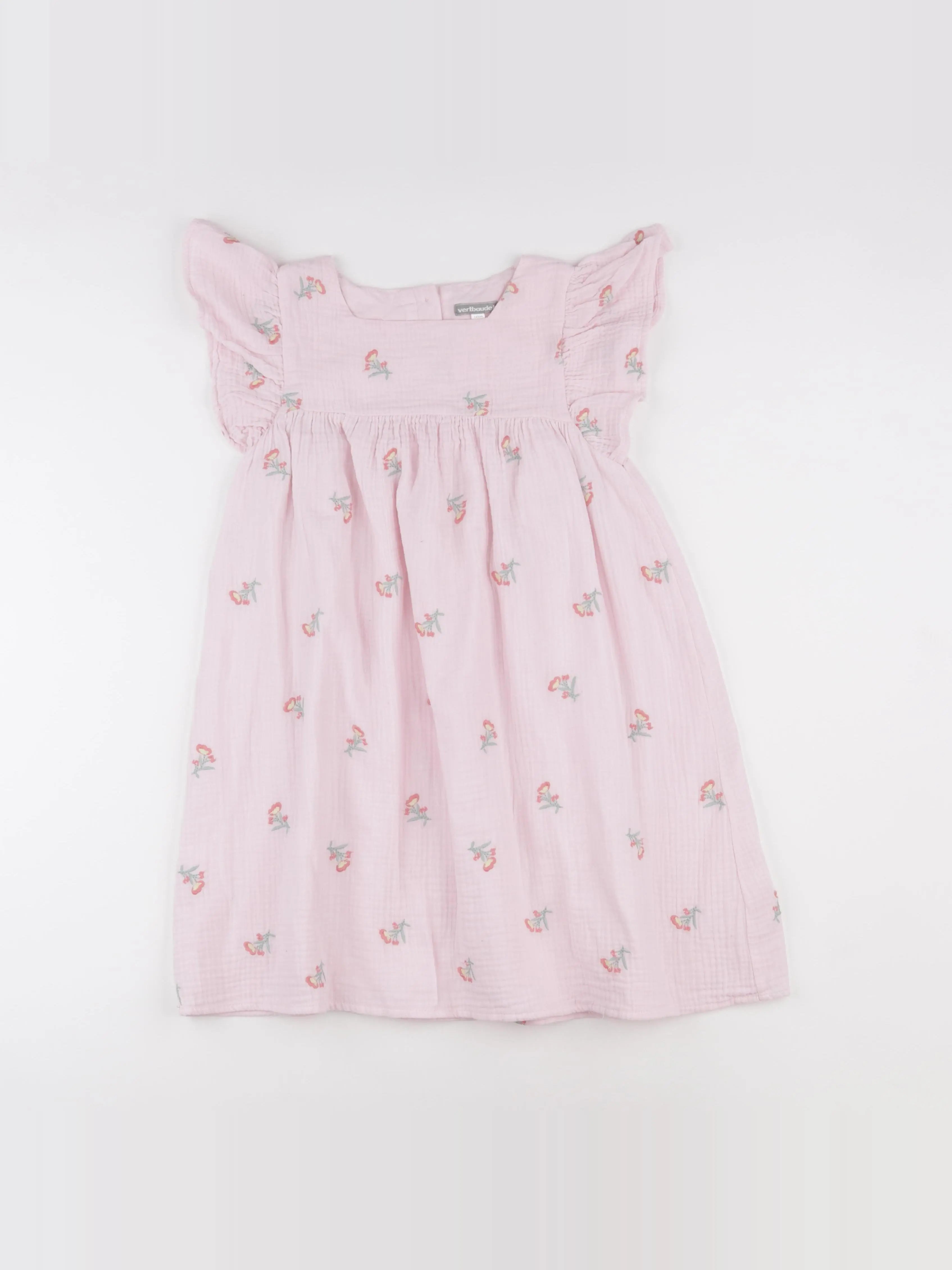 Vertbaudet - robe rose - 10 ans