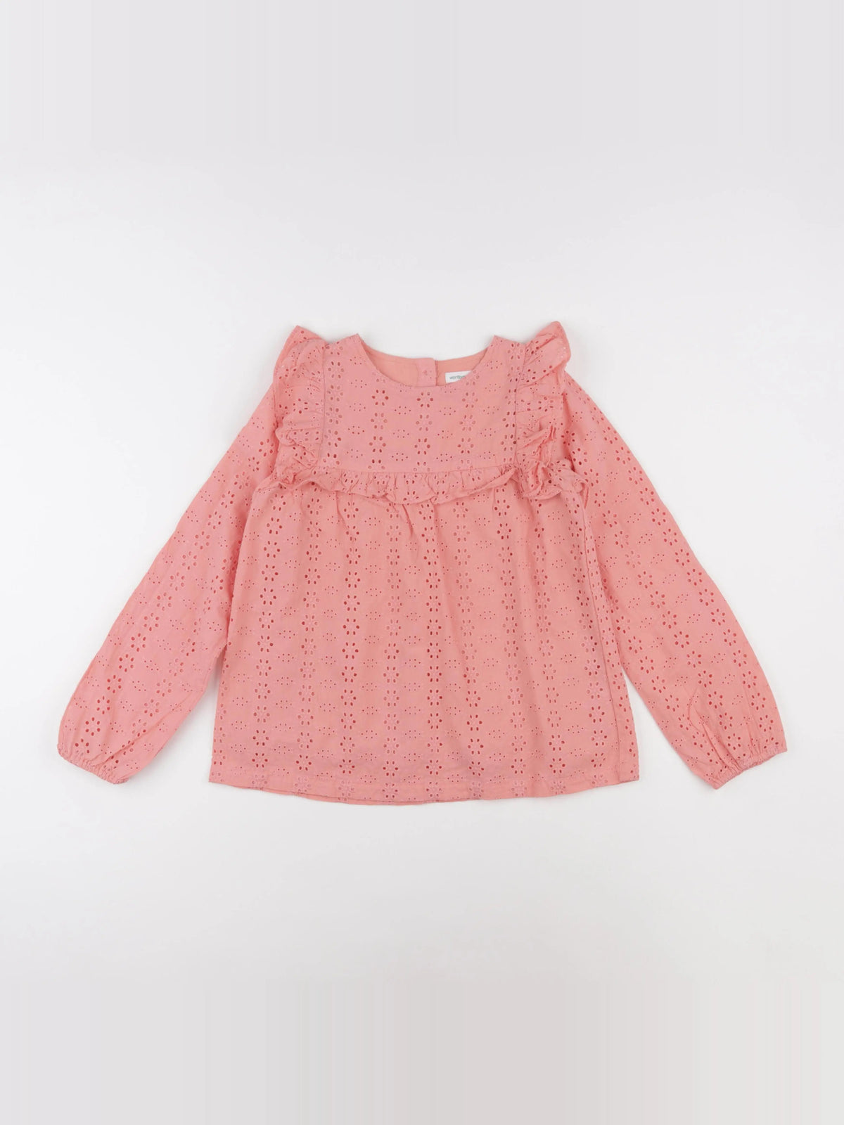 Vertbaudet - blouse orange - 10 ans