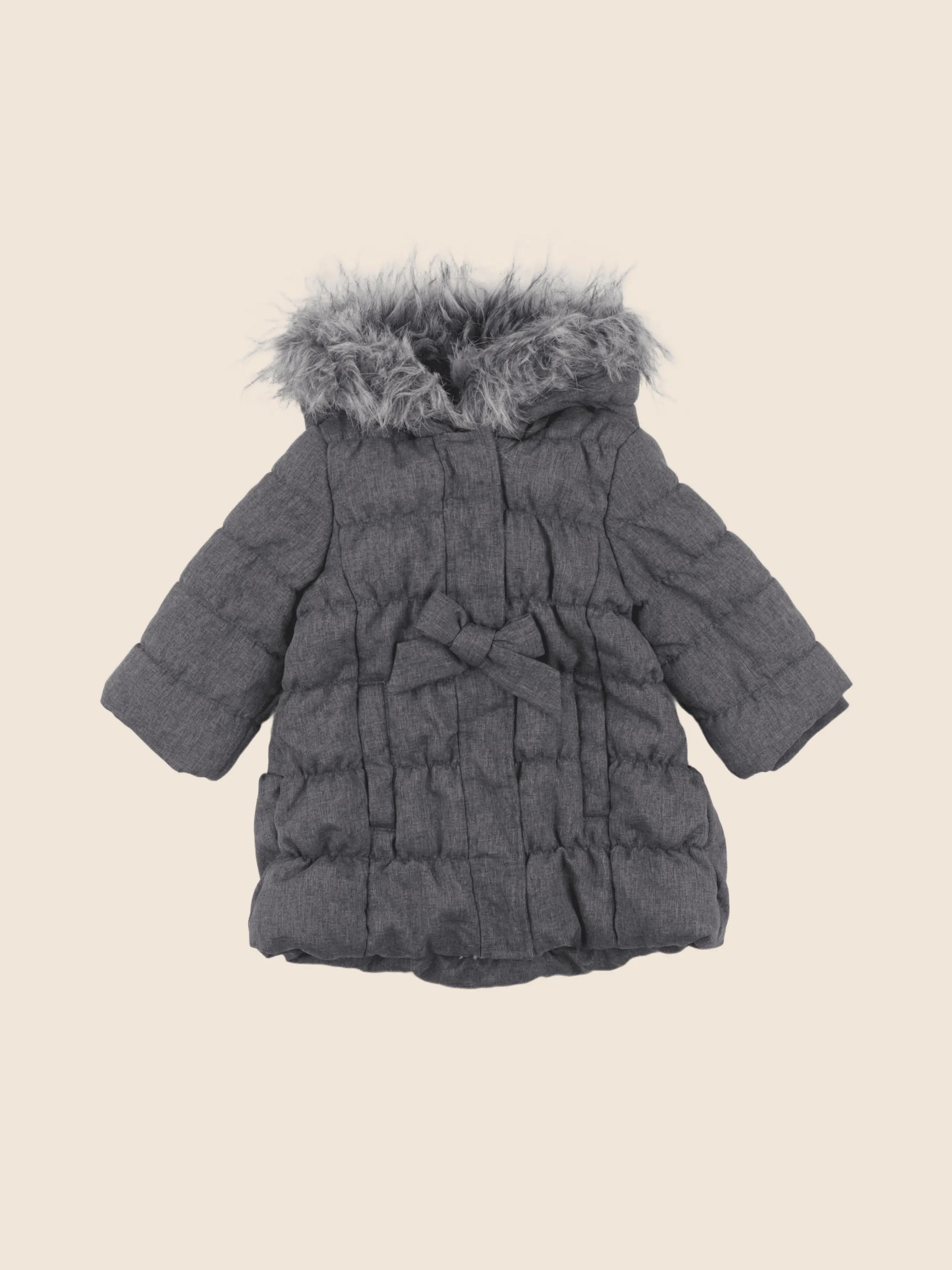 Natalys - parka gris - 12 mois