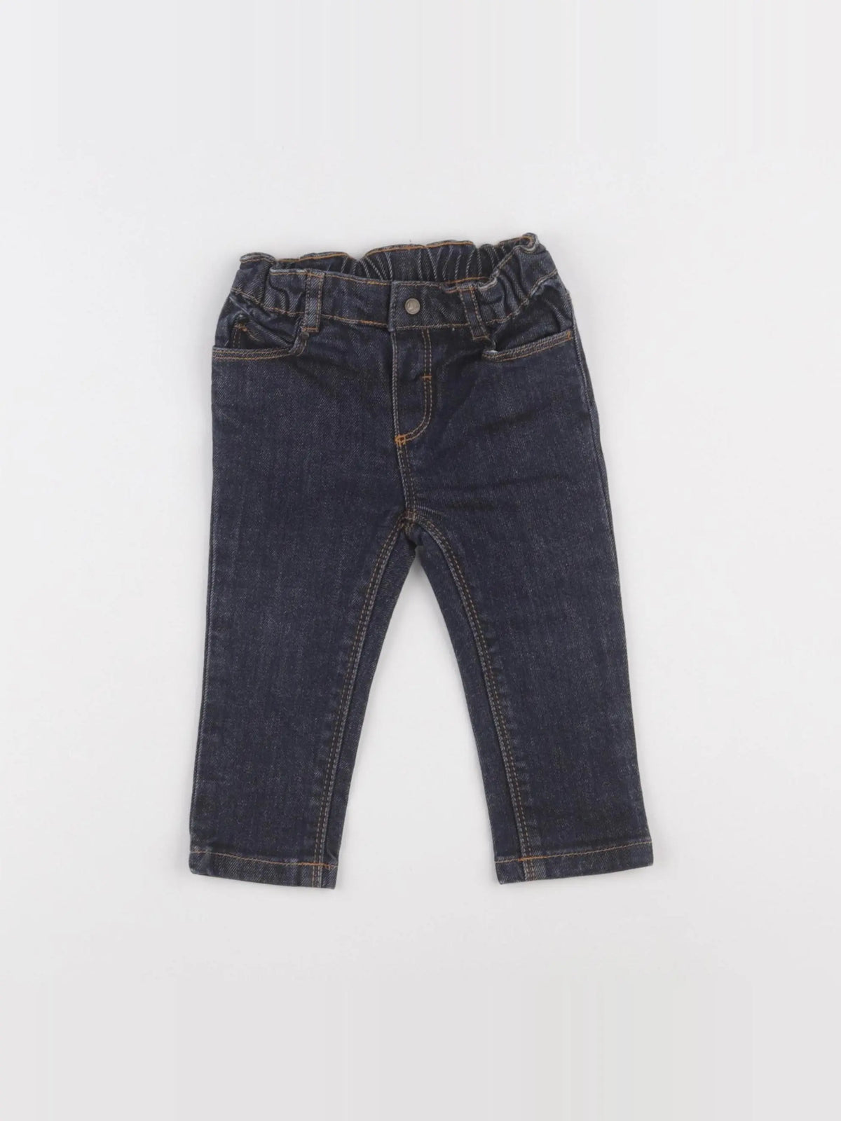 Petit Bateau - jean bleu - 12 mois