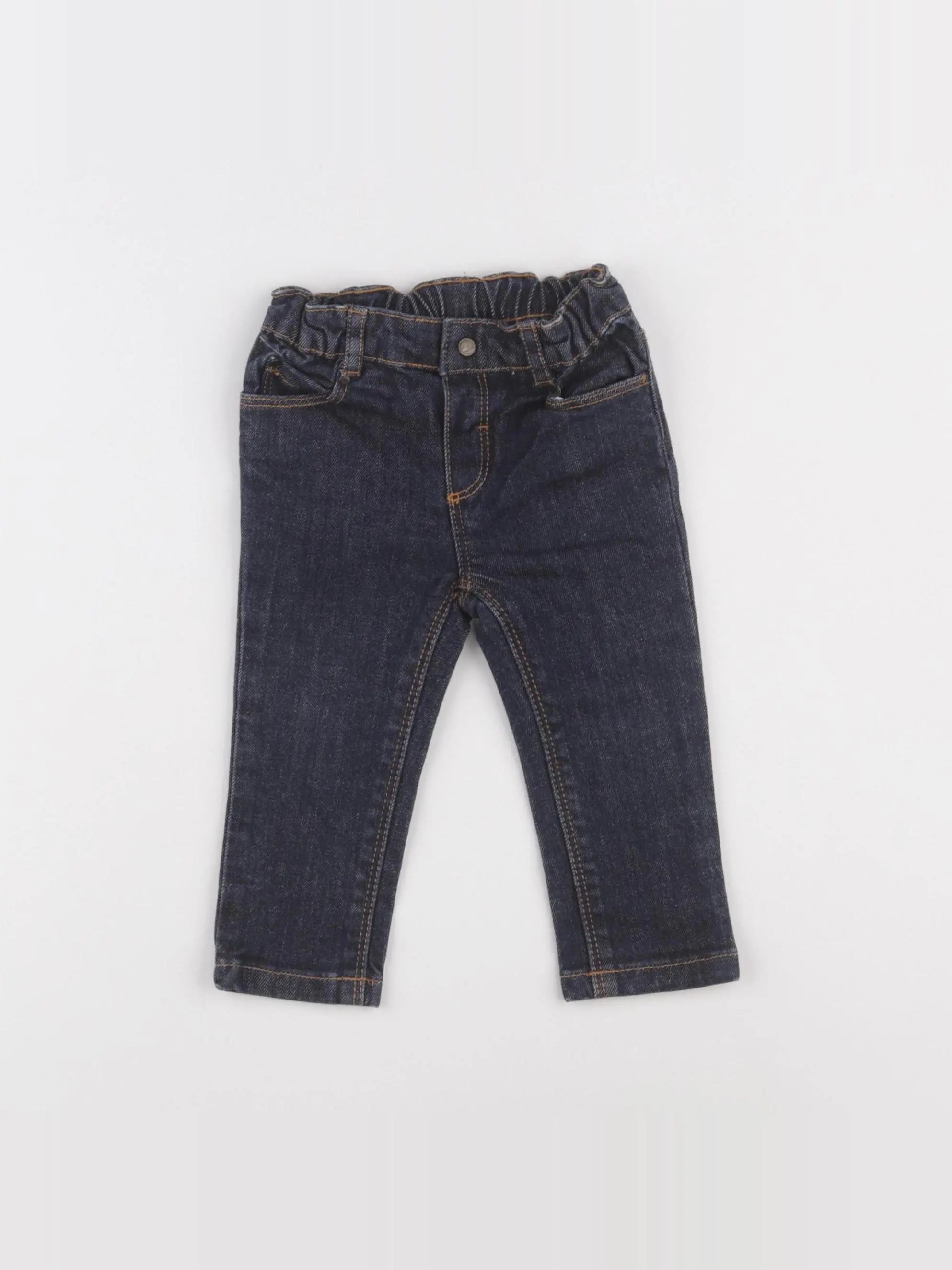 Petit Bateau - jean bleu - 12 mois