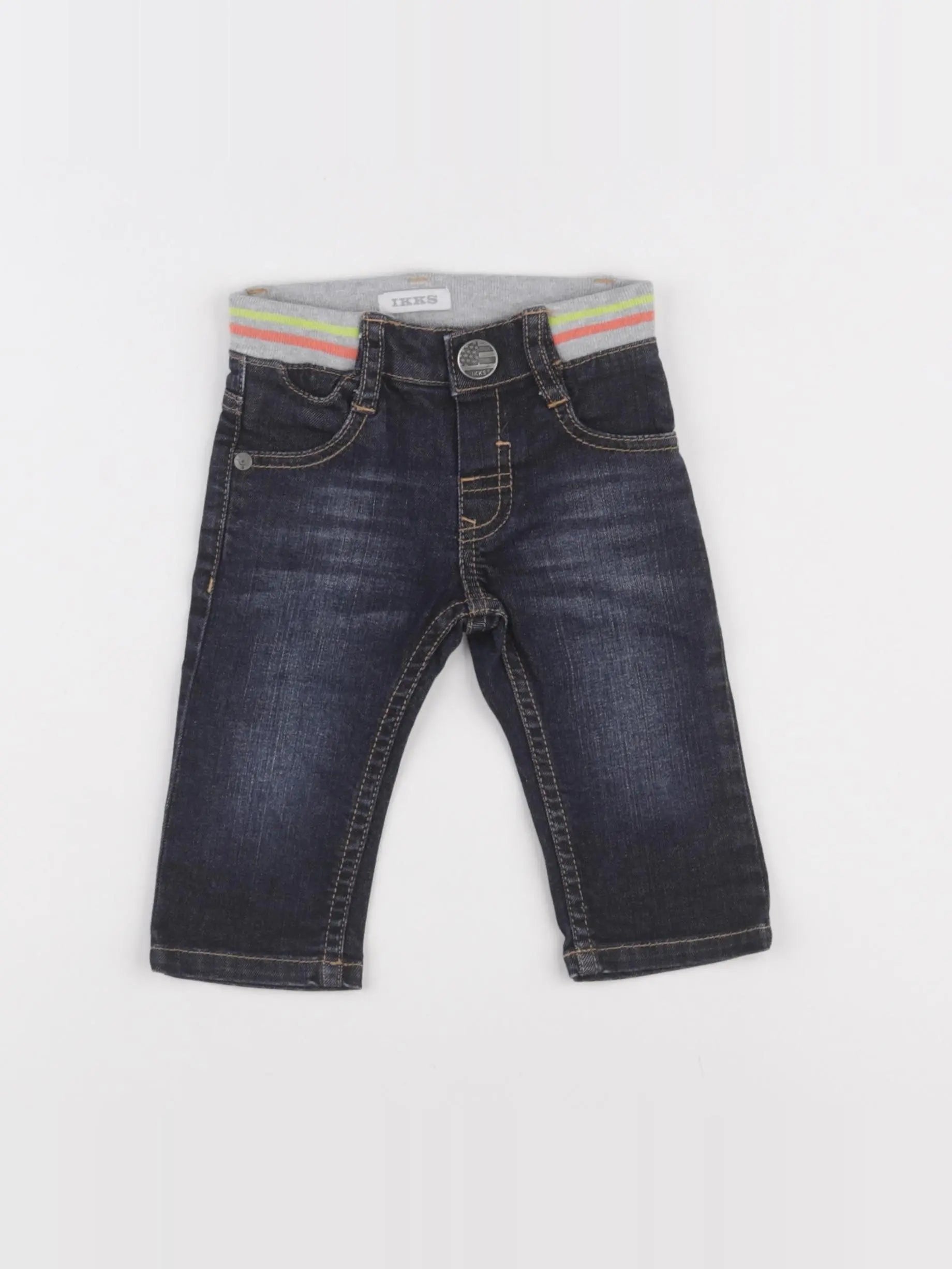 IKKS - jean bleu - 3 mois