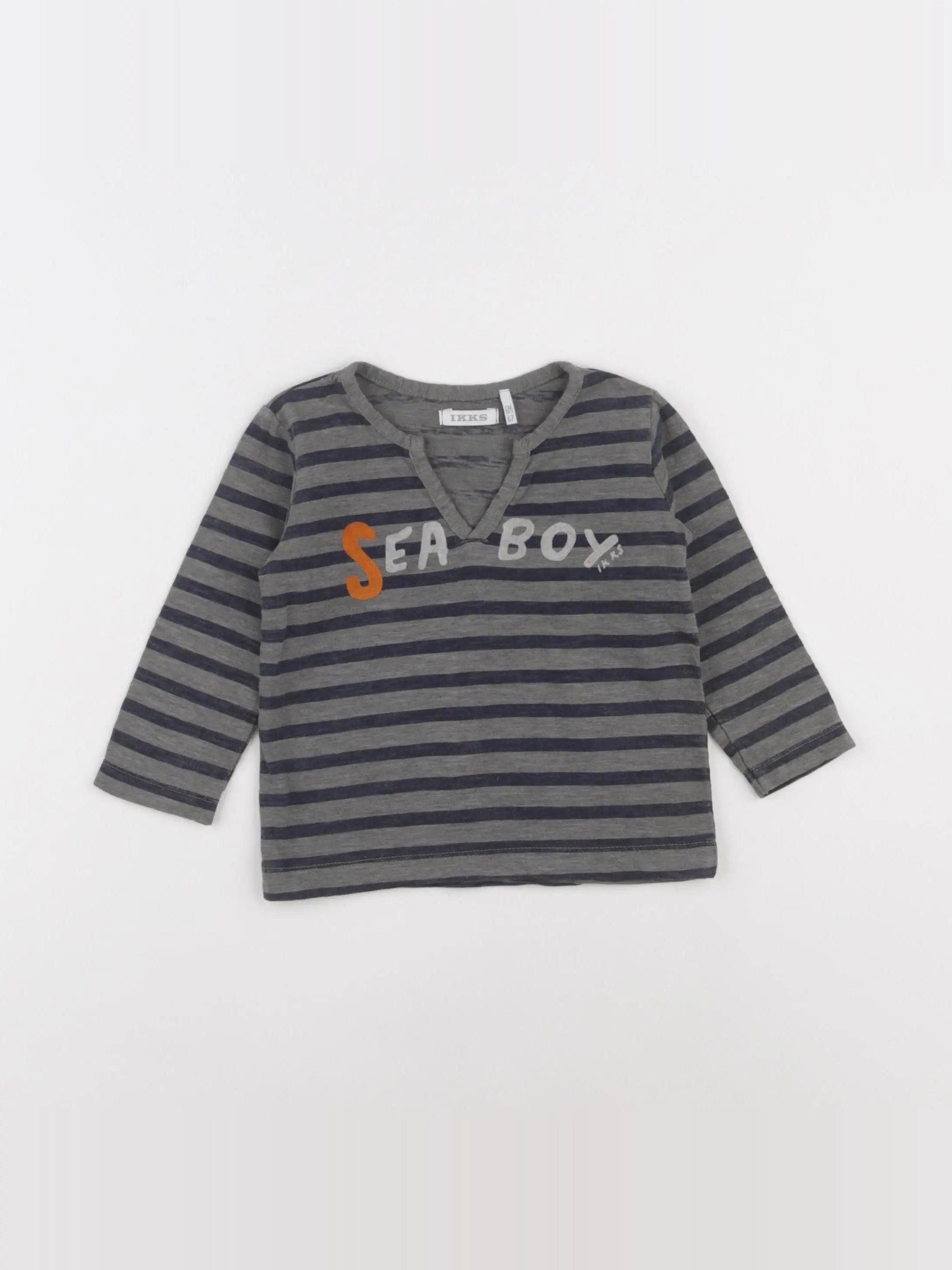 IKKS - tee-shirt multicolore - 6 mois