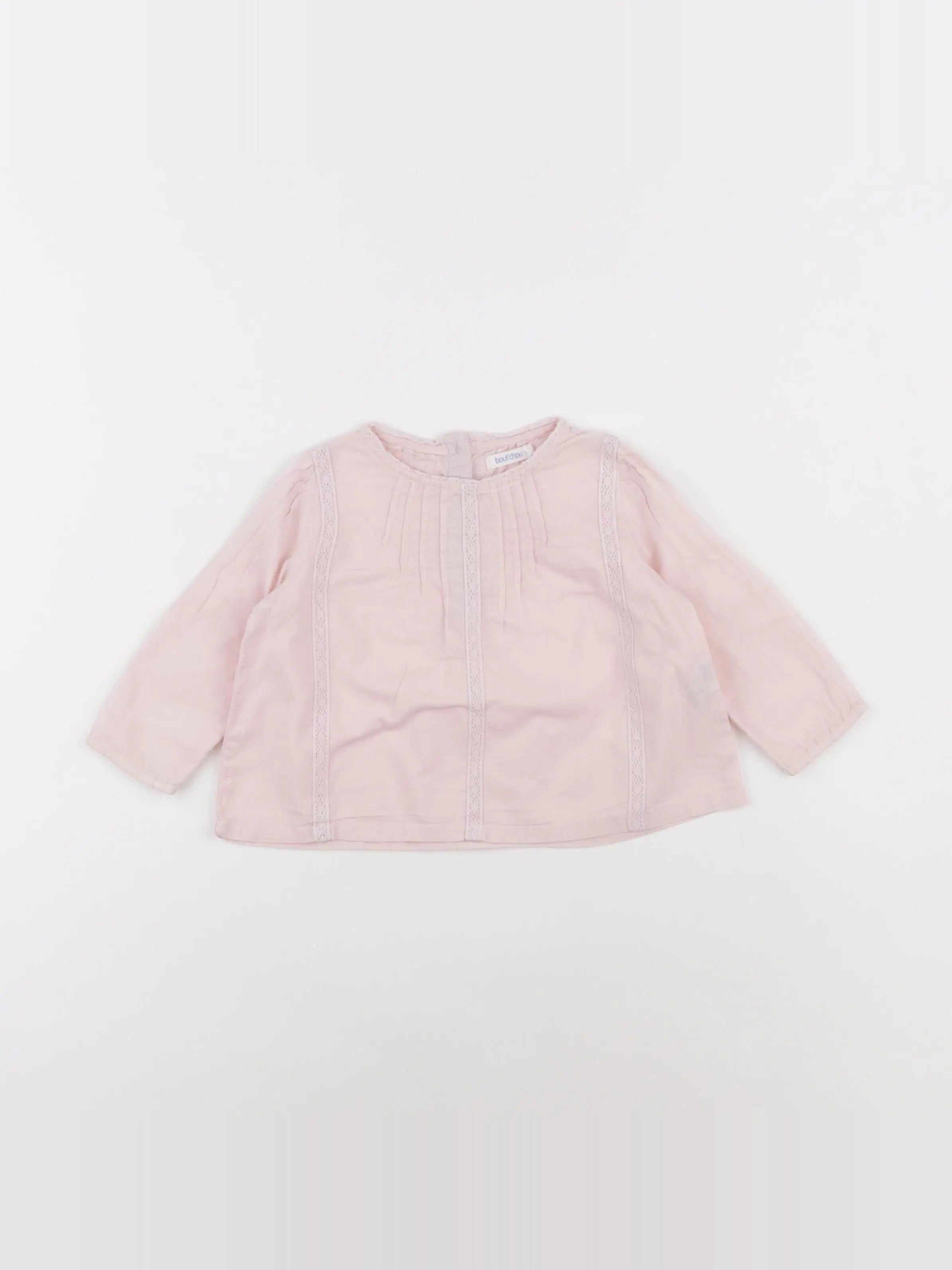 Boutchou - blouse rose - 6 mois