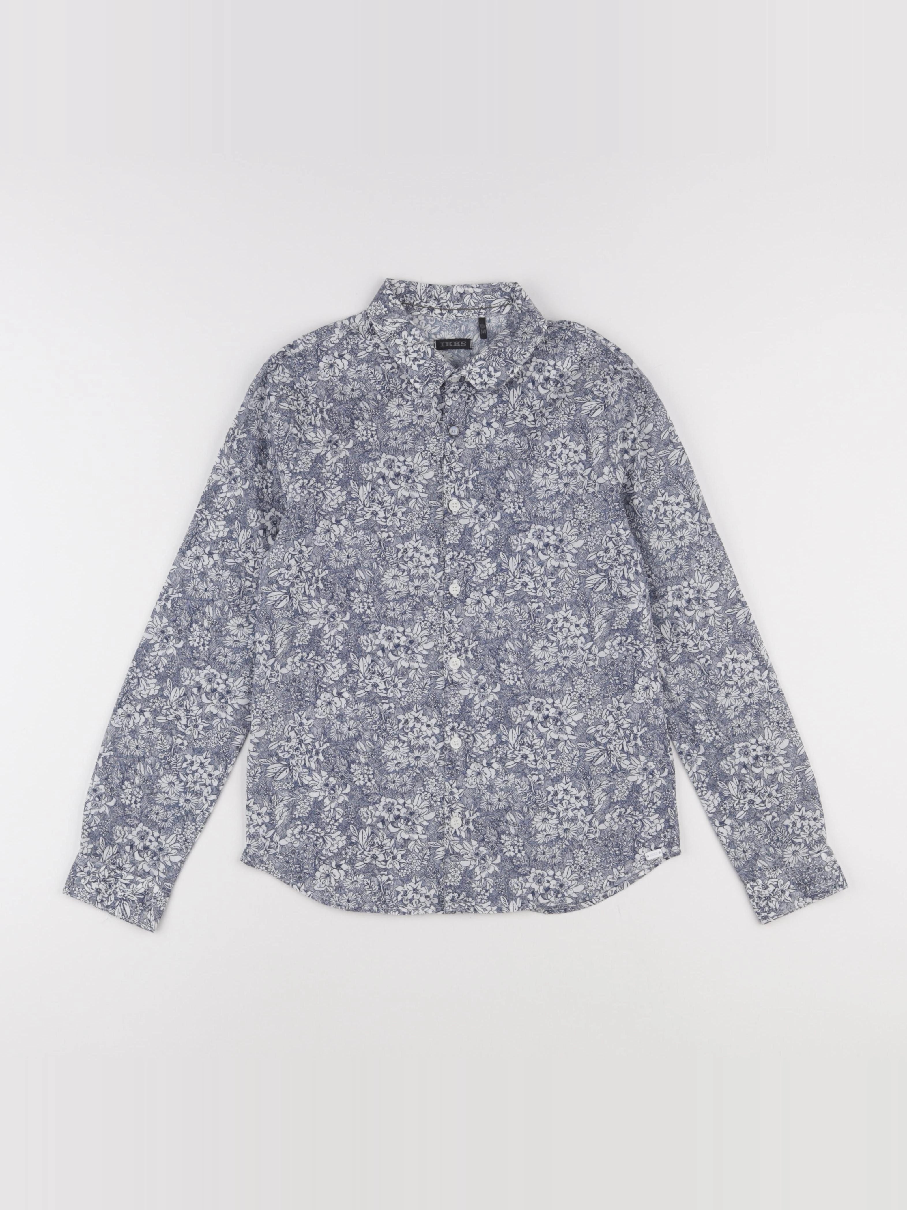 IKKS - chemise bleu - 10 ans