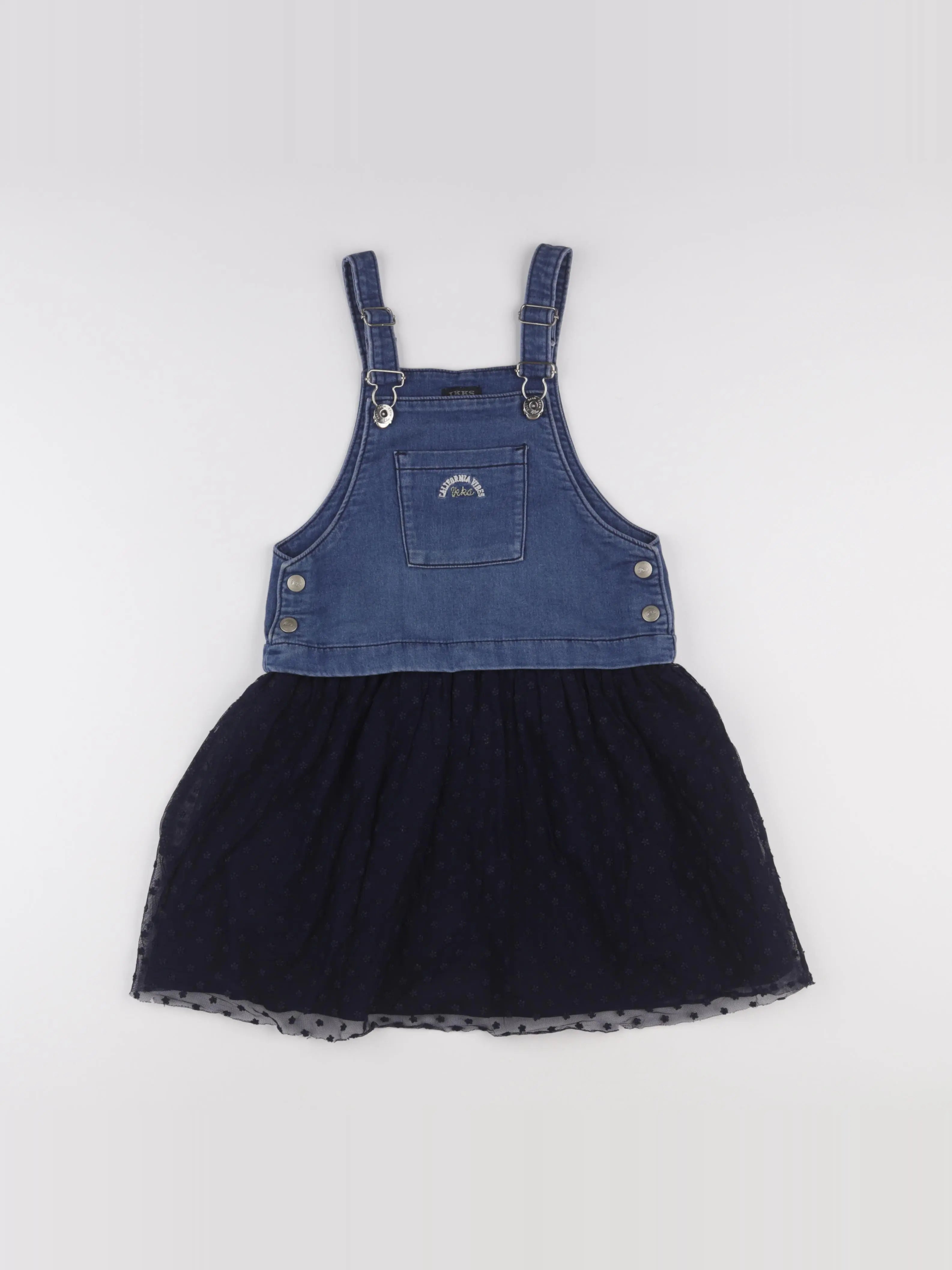 IKKS - robe bleu - 8 ans