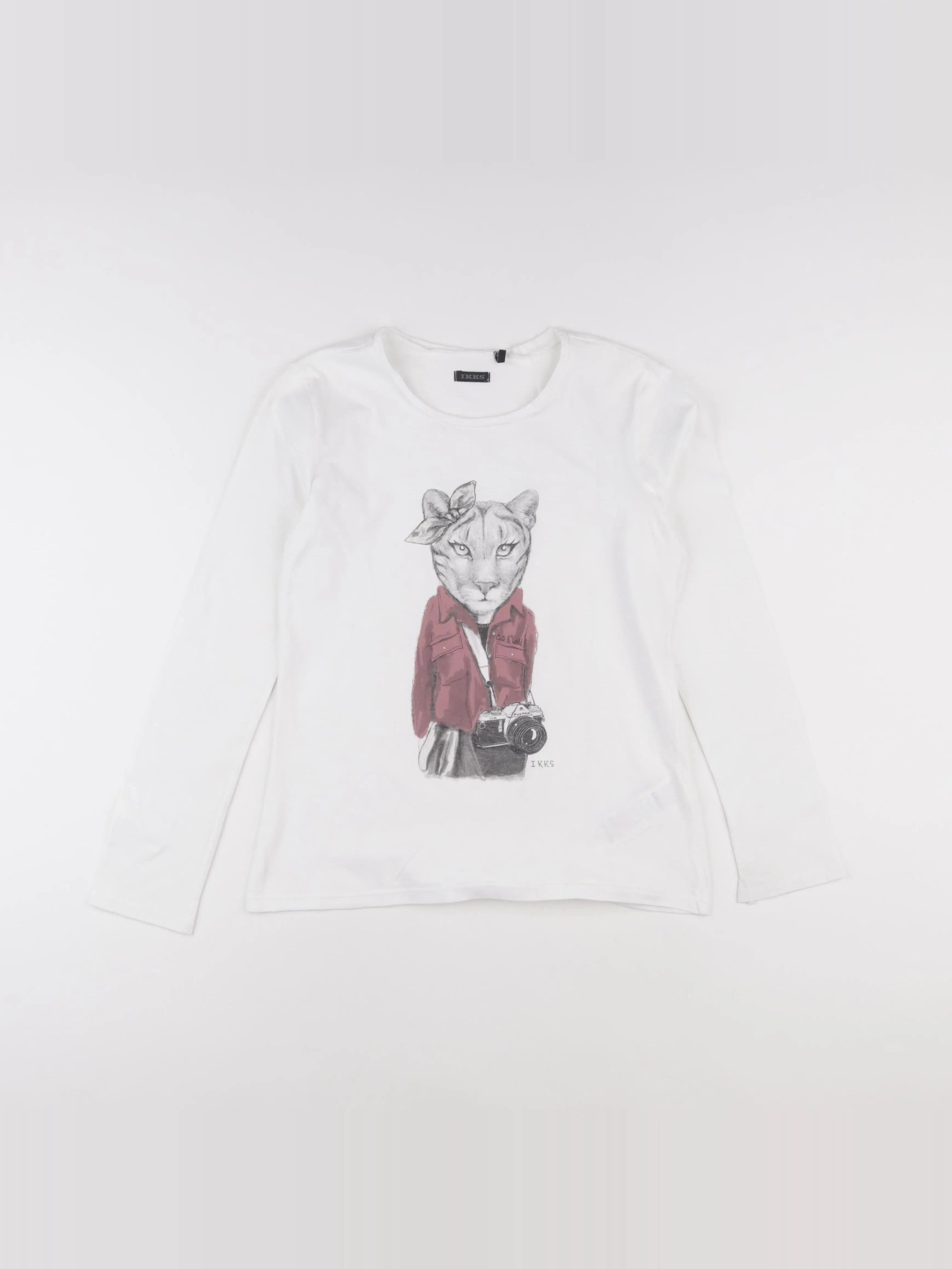 IKKS - tee-shirt blanc - 12 ans