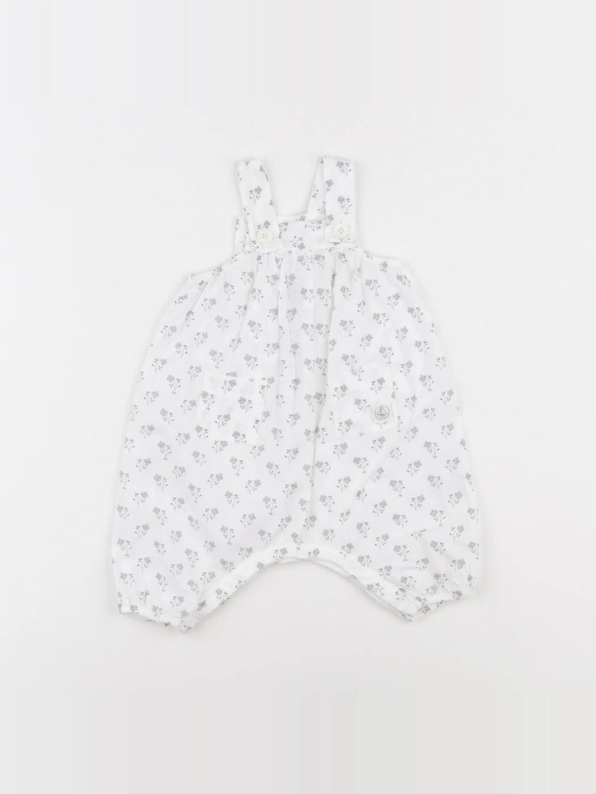 Petit Bateau - combinaison blanc - 3 mois
