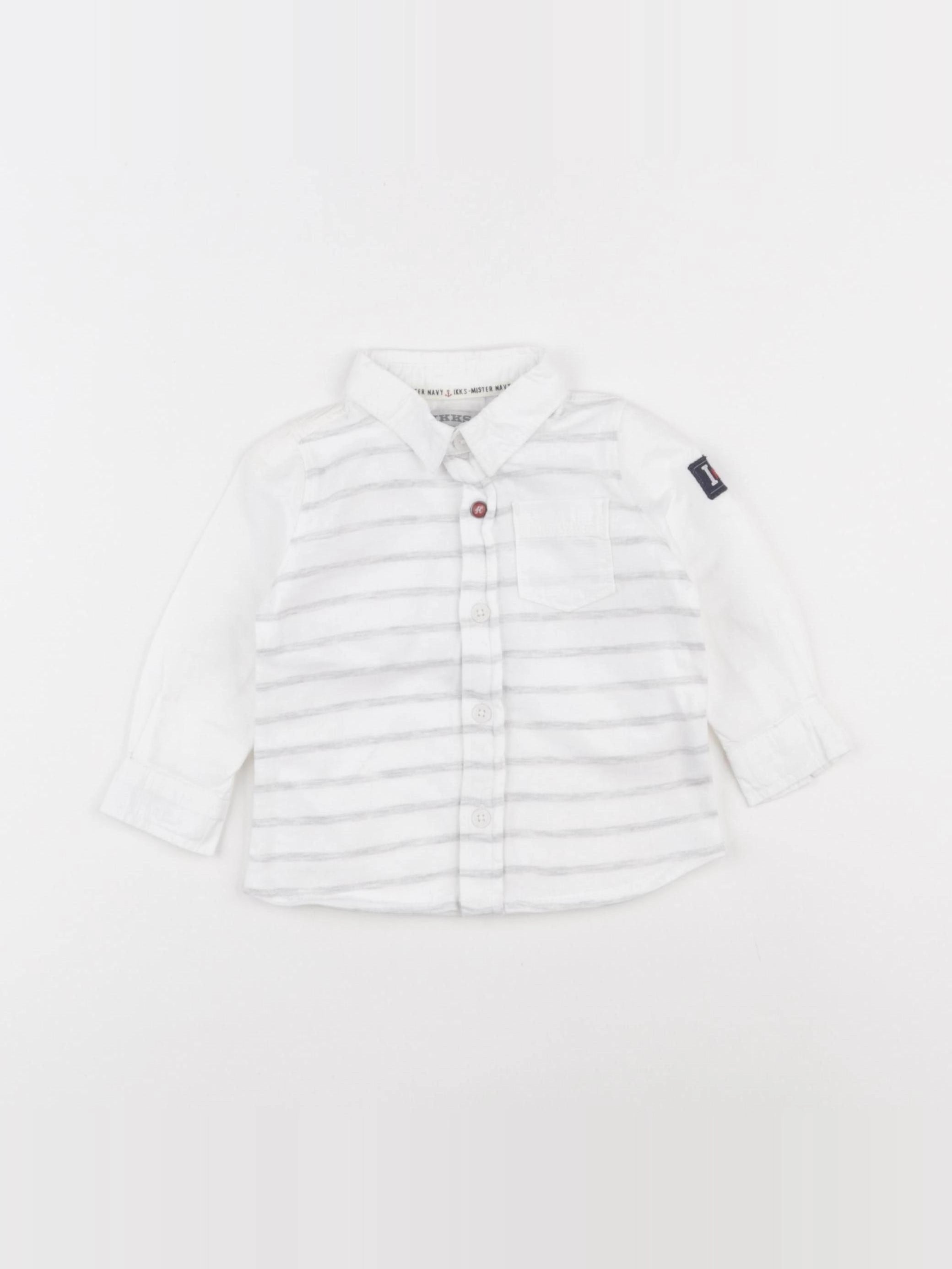 IKKS - chemise blanc - 6 mois