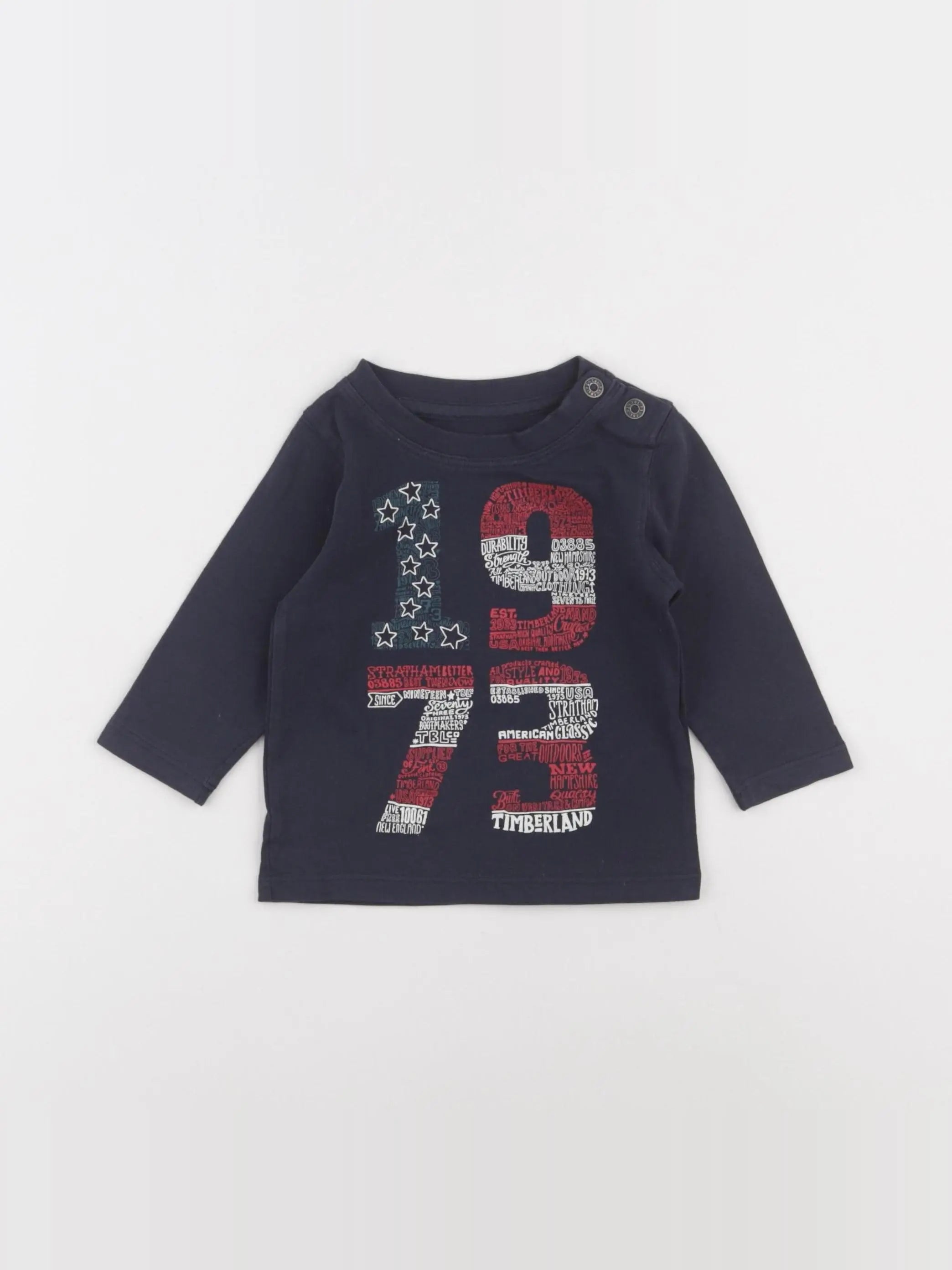 Timberland - tee-shirt bleu - 6 mois