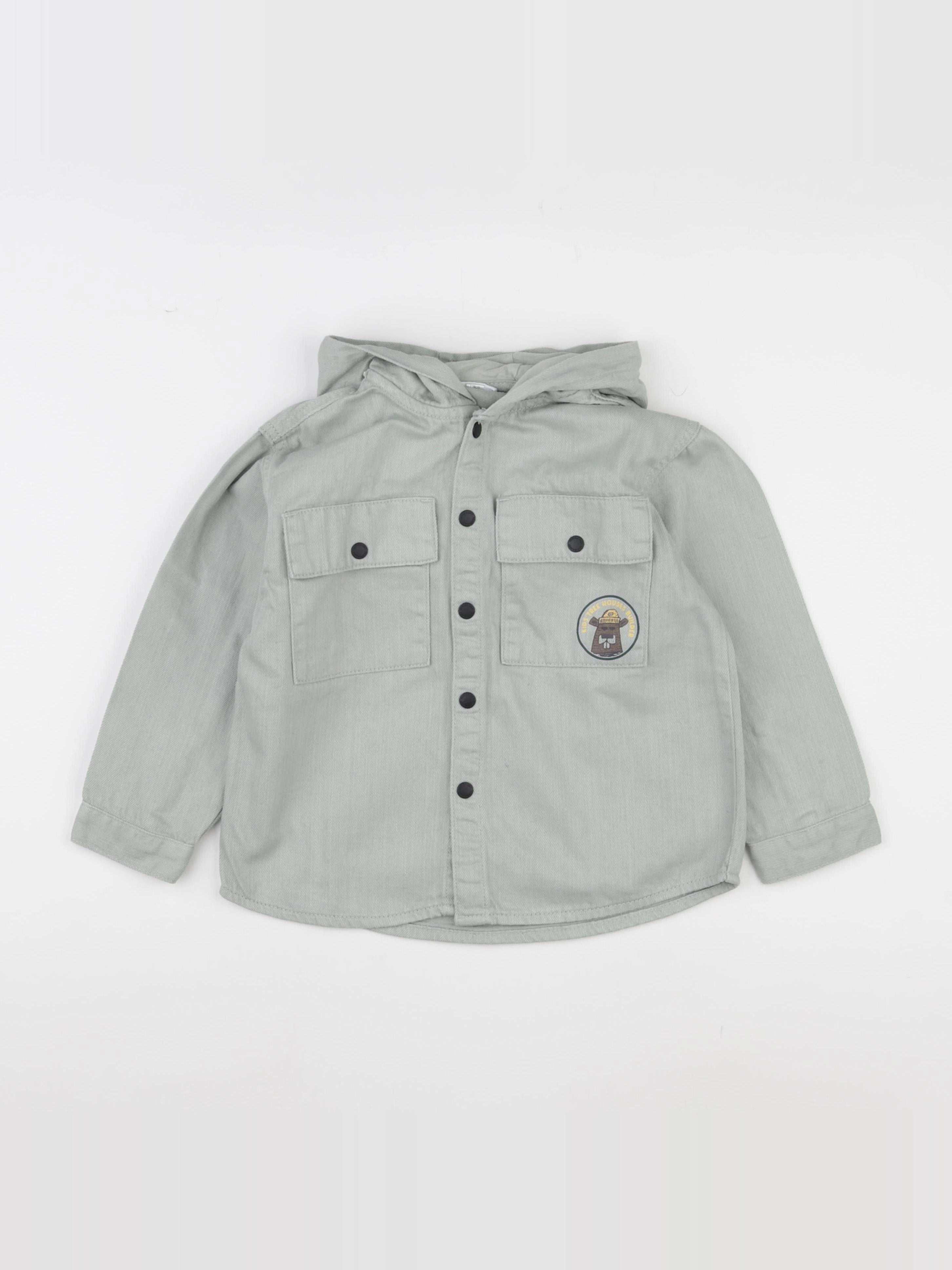 Vertbaudet - veste vert - 6 ans