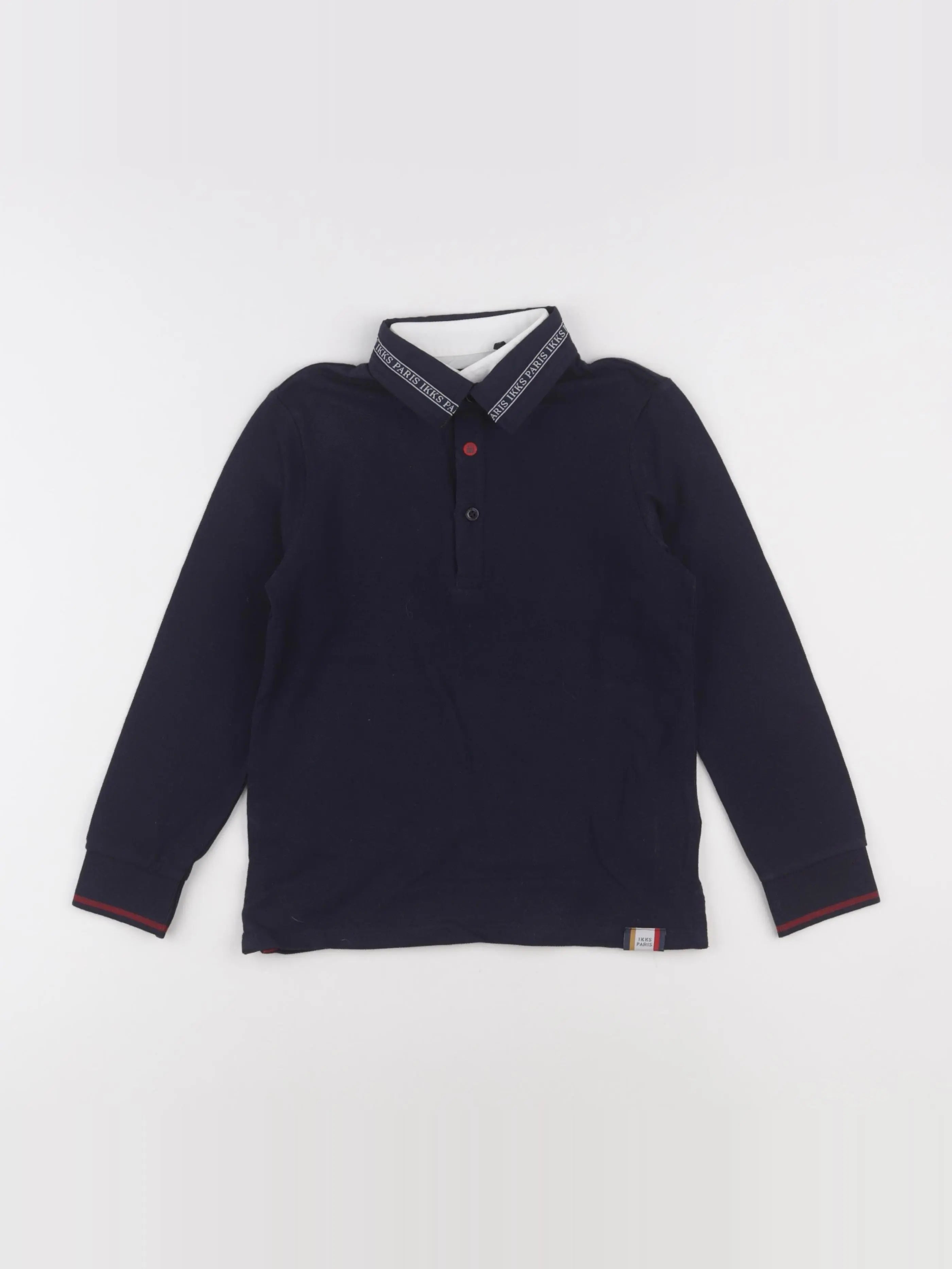 IKKS - polo bleu - 6 ans