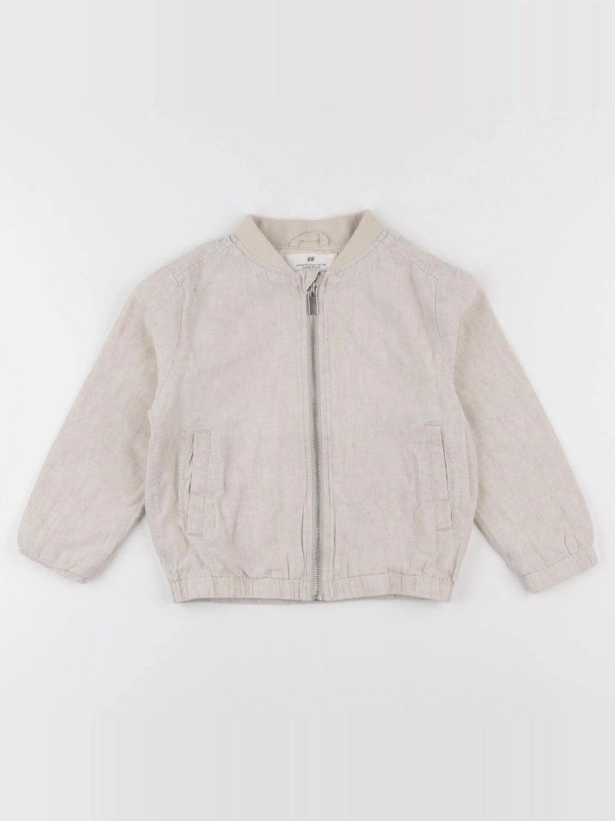 H&M - veste beige - 2/4 ans