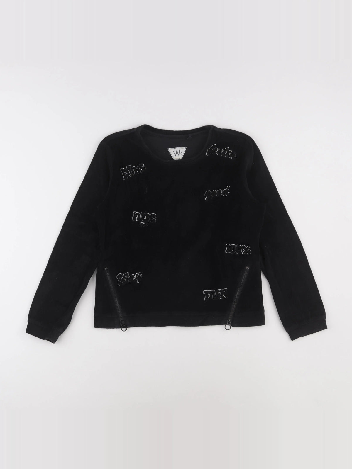 IKKS - pull noir - 12 ans