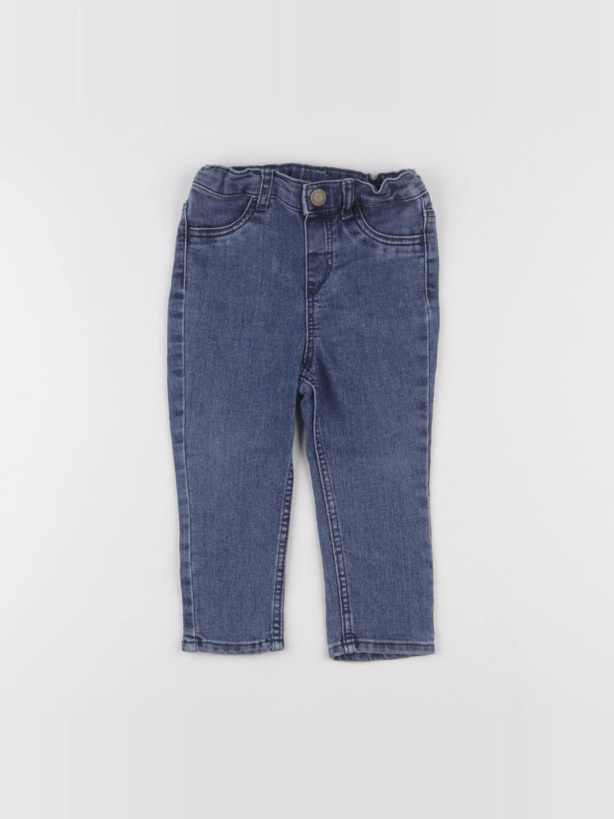 H&M - jean bleu - 12/18 mois