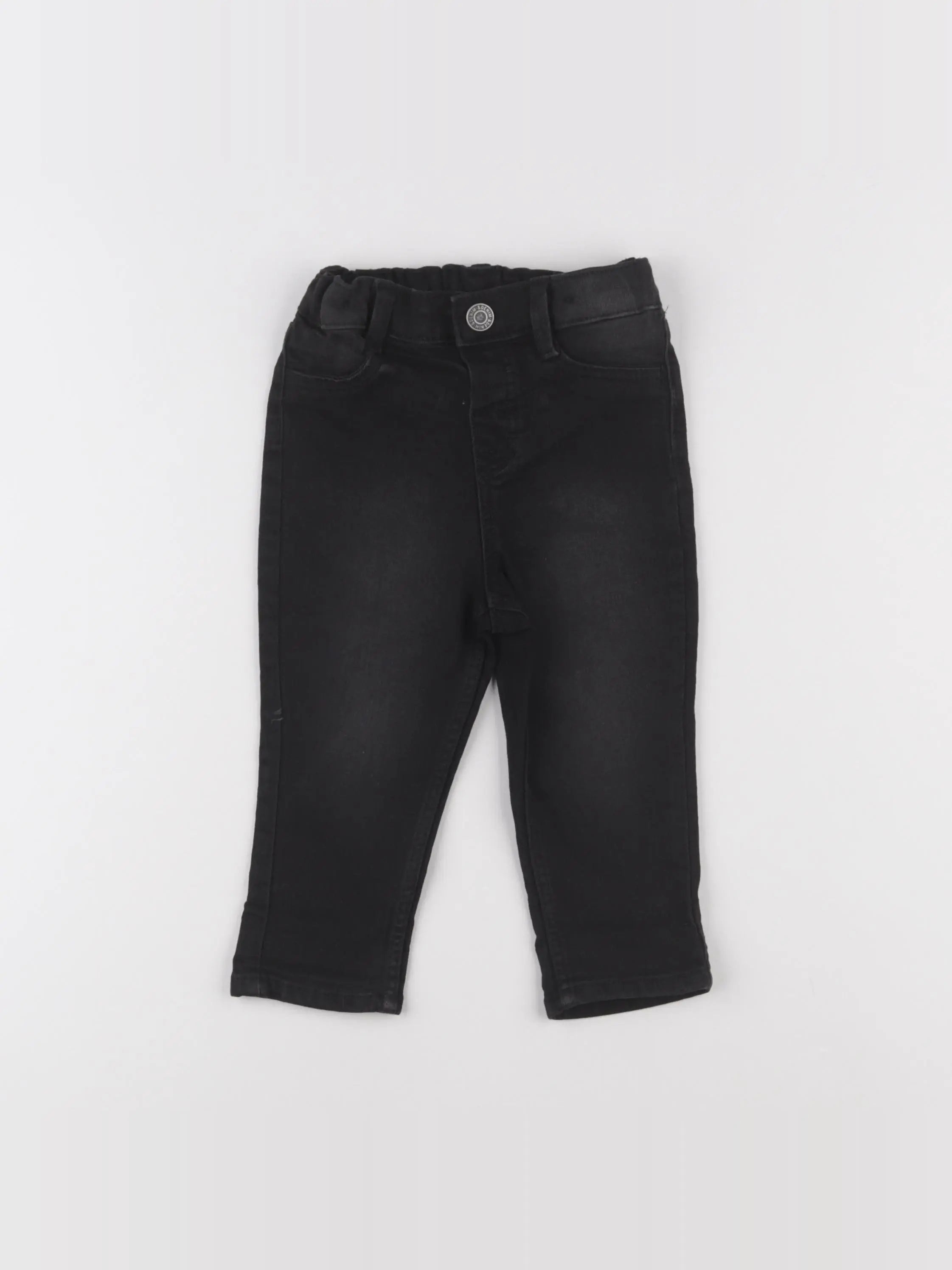 H&M - pantalon noir - 9/12 mois