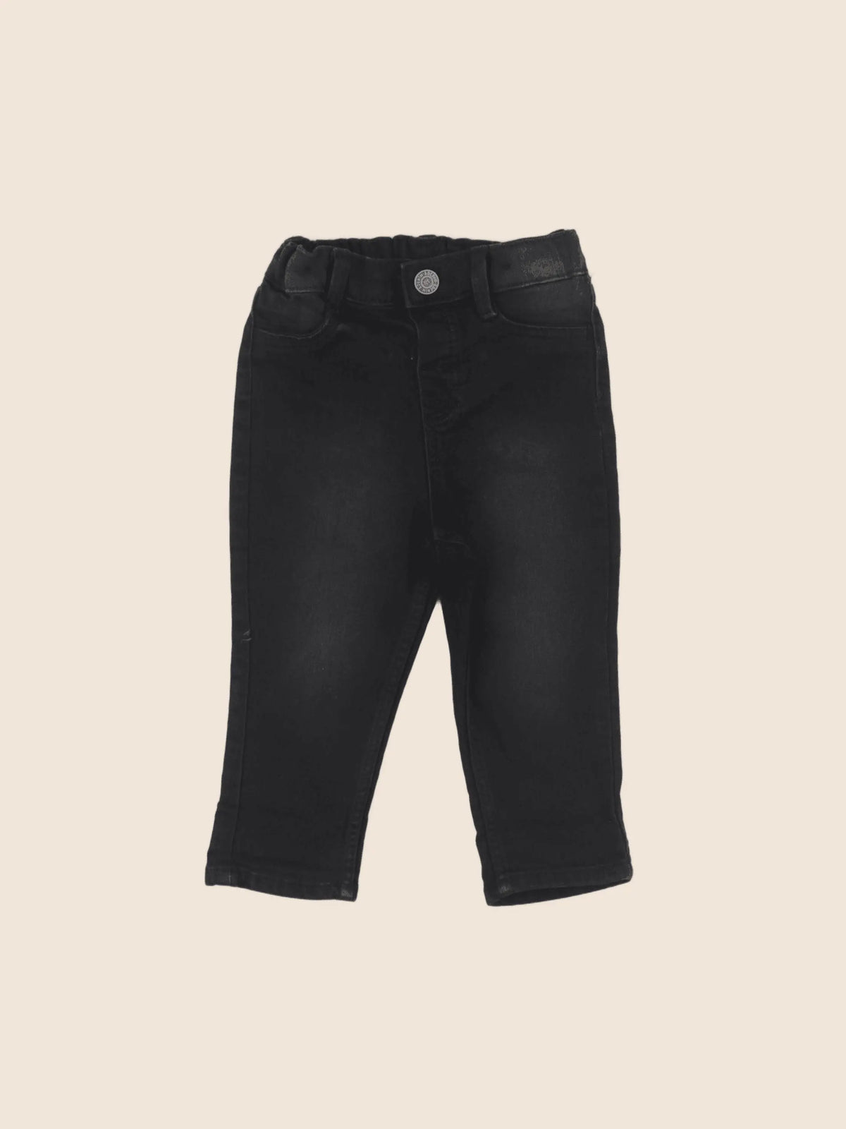 H&M - pantalon noir - 9/12 mois