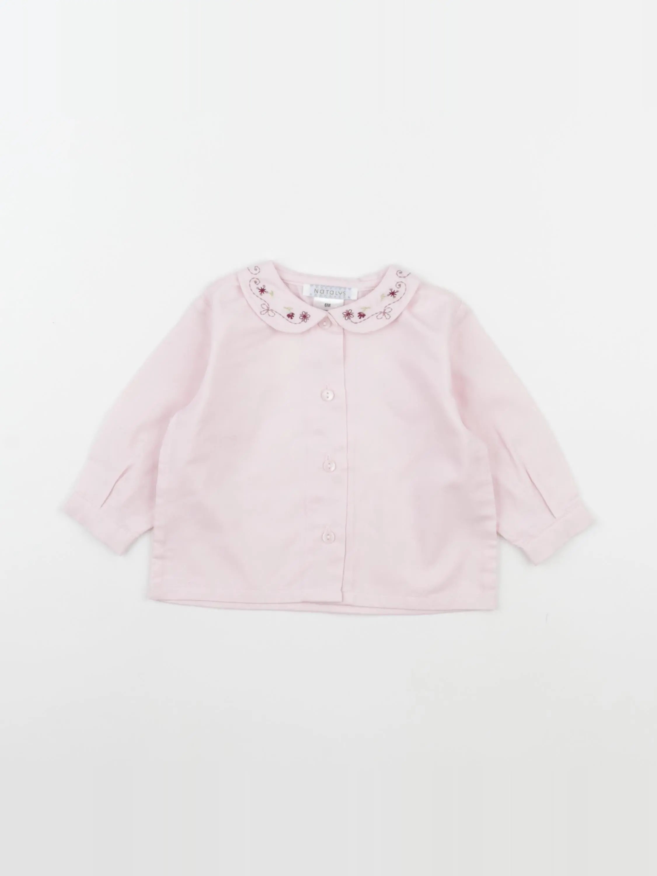 Natalys - blouse rose - 6 mois