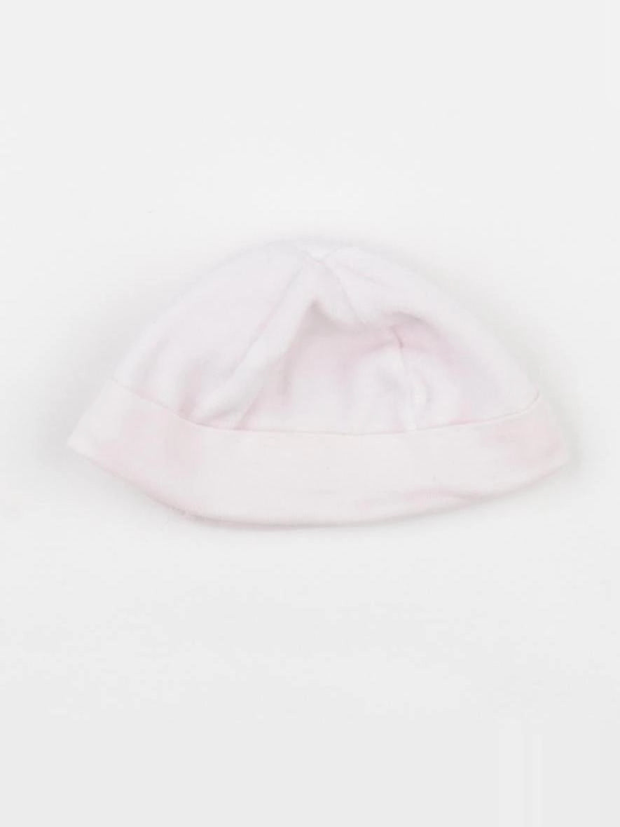 Petit Bateau - bonnet rose - 0 mois