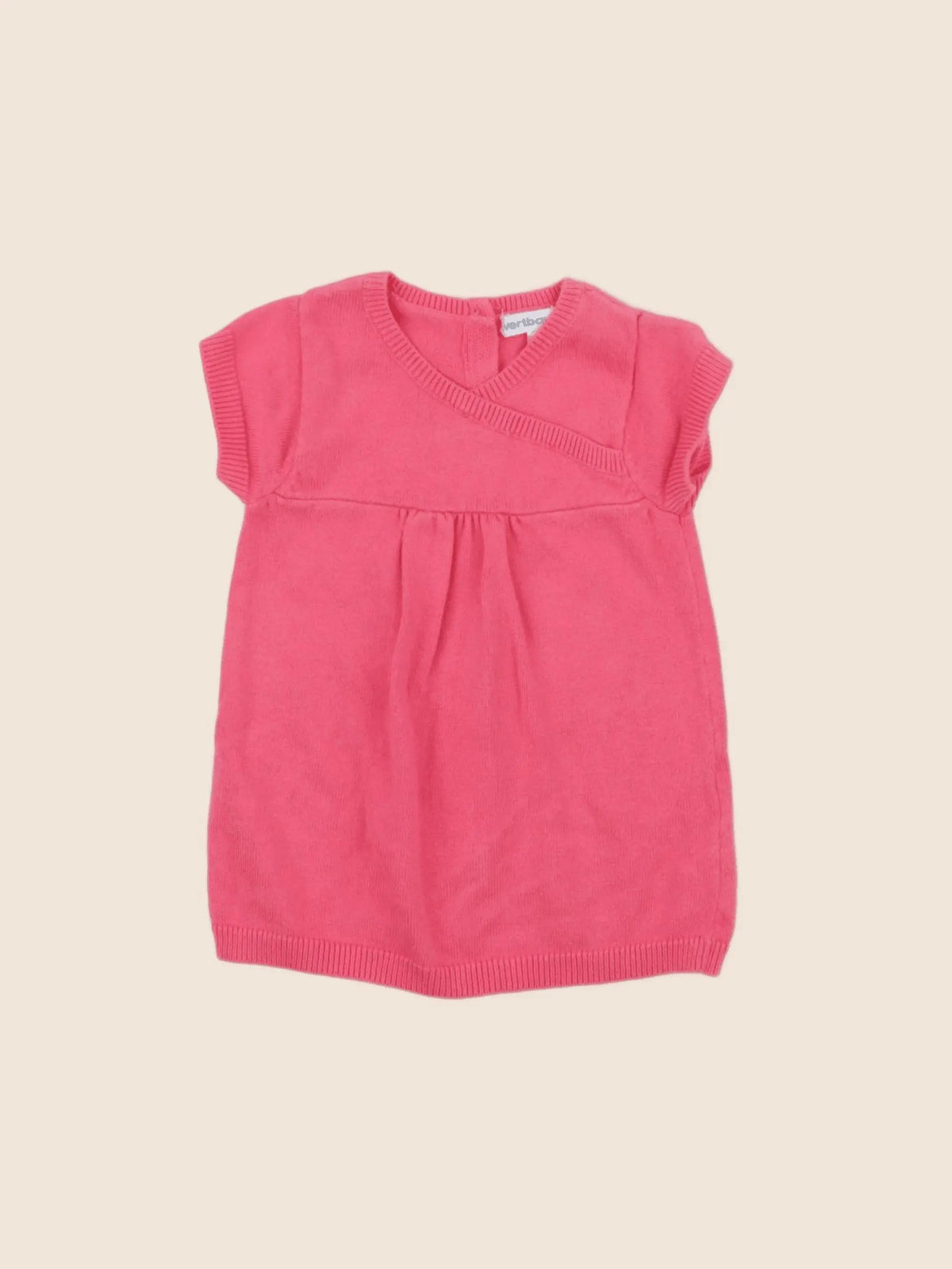 Vertbaudet - robe rose - 3 mois