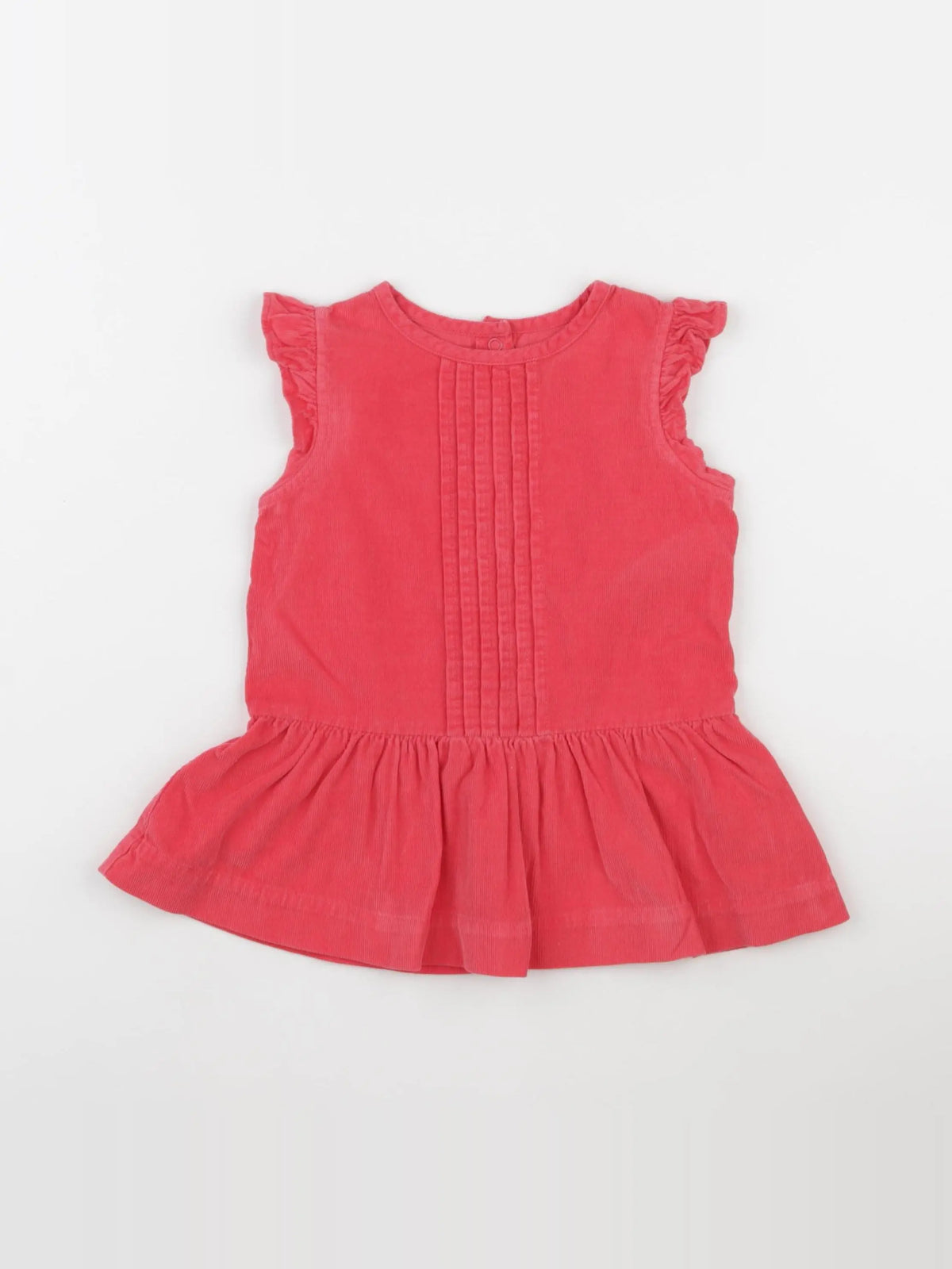 Petit Bateau - robe rouge - 12 mois