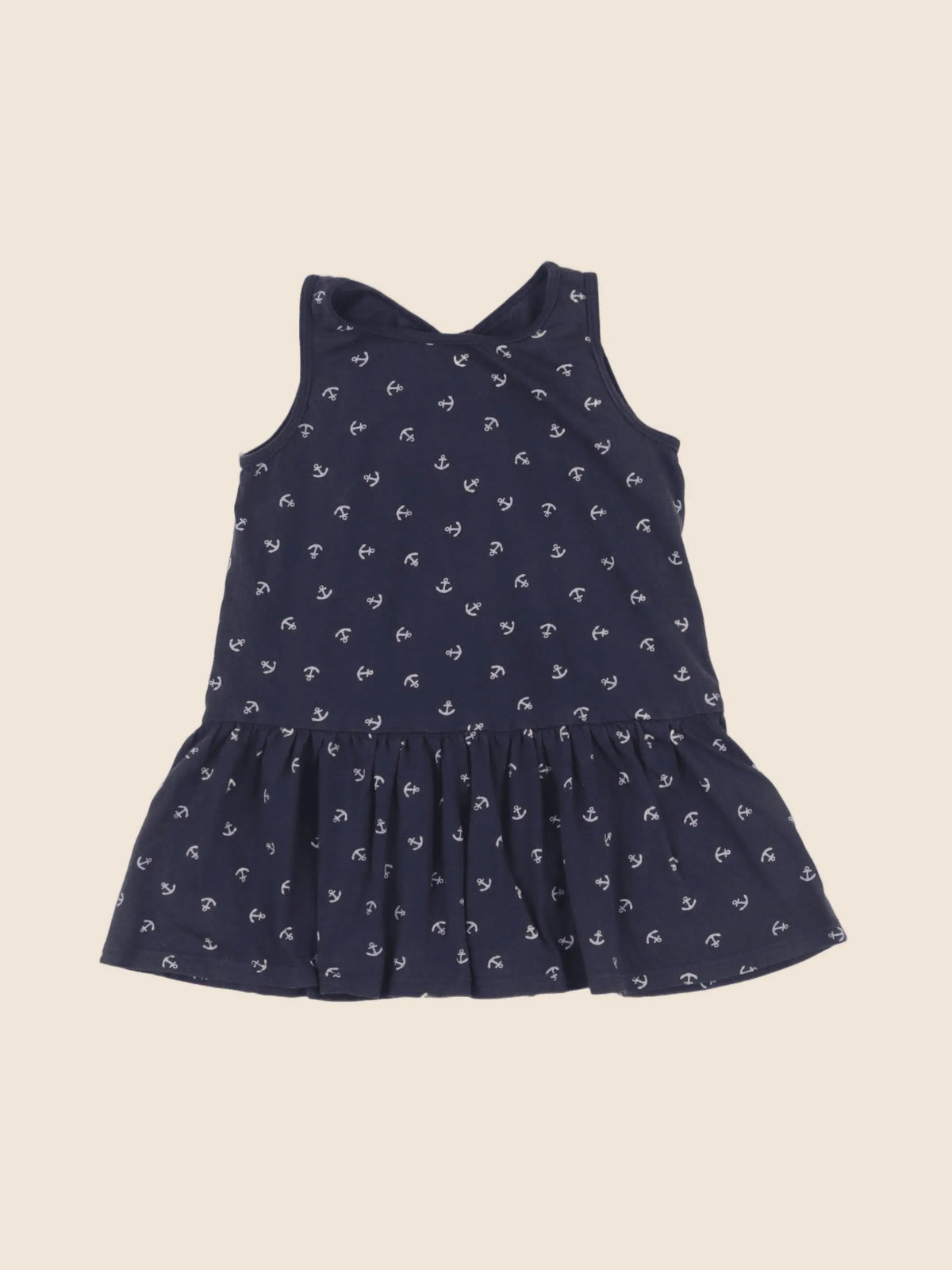 H&M - robe bleu - 12/18 mois