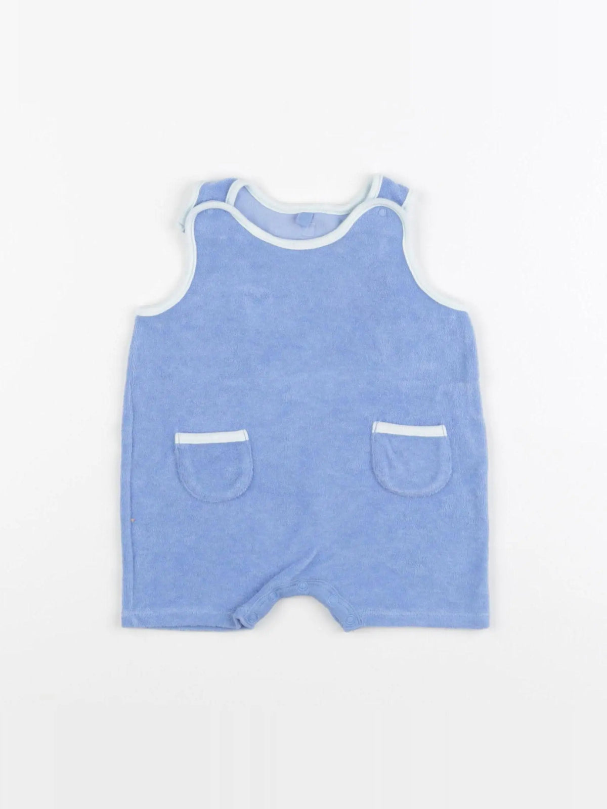 Petit Bateau - combinaison bleu - 6 mois