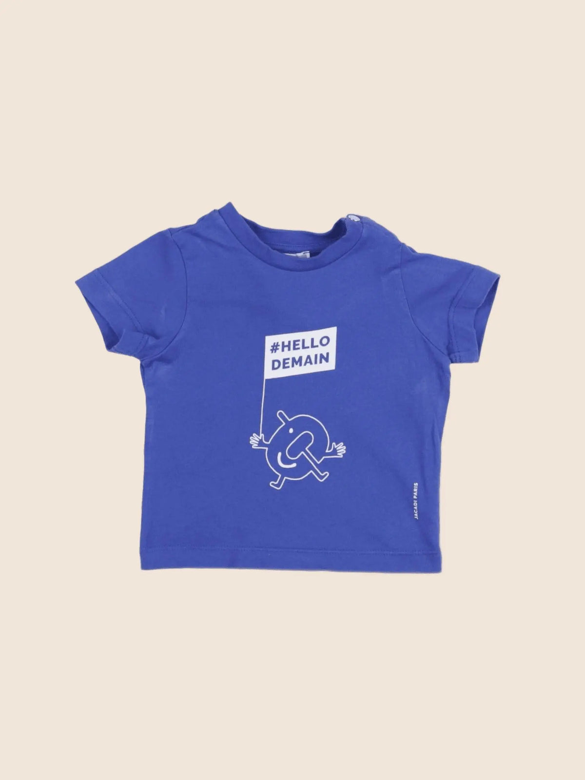 Jacadi - tee-shirt bleu - 6 mois