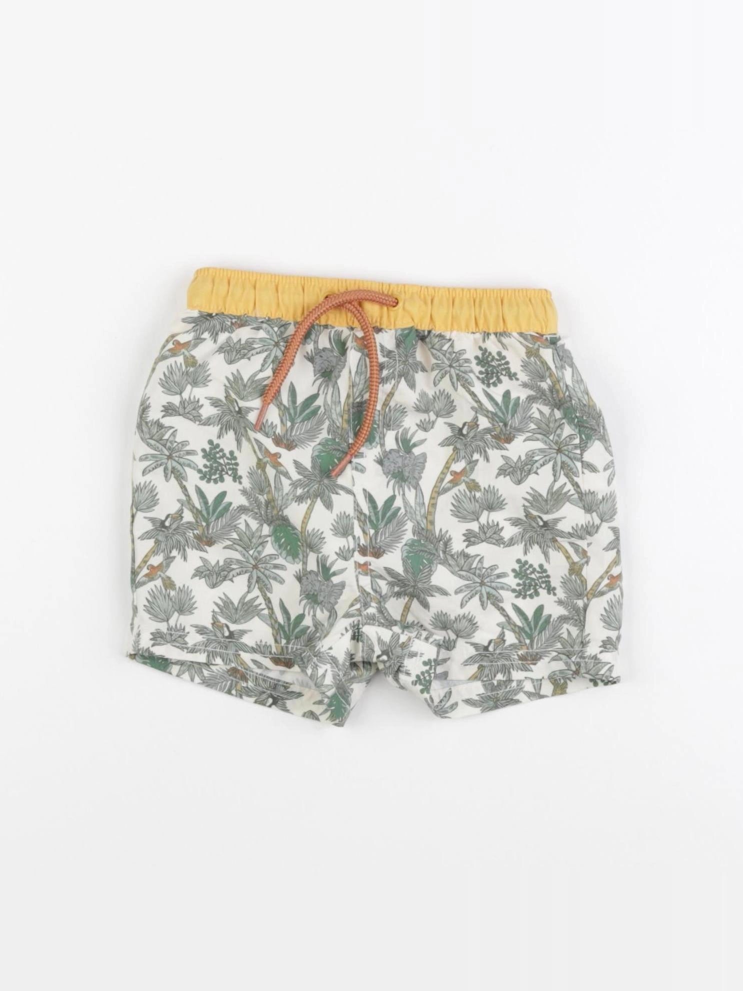 Vertbaudet - maillot de bain vert - 9 mois