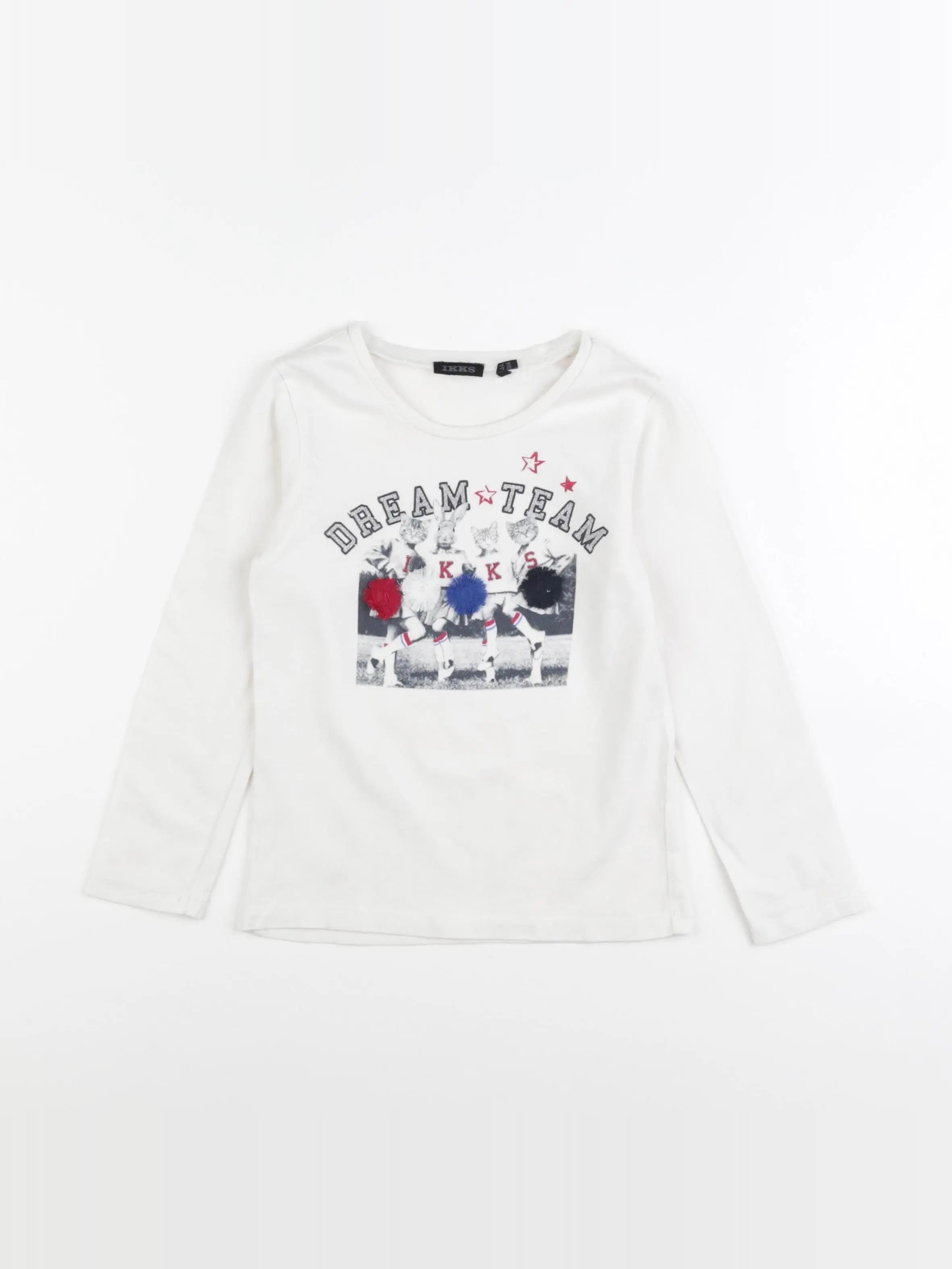 IKKS - tee-shirt blanc - 4 ans