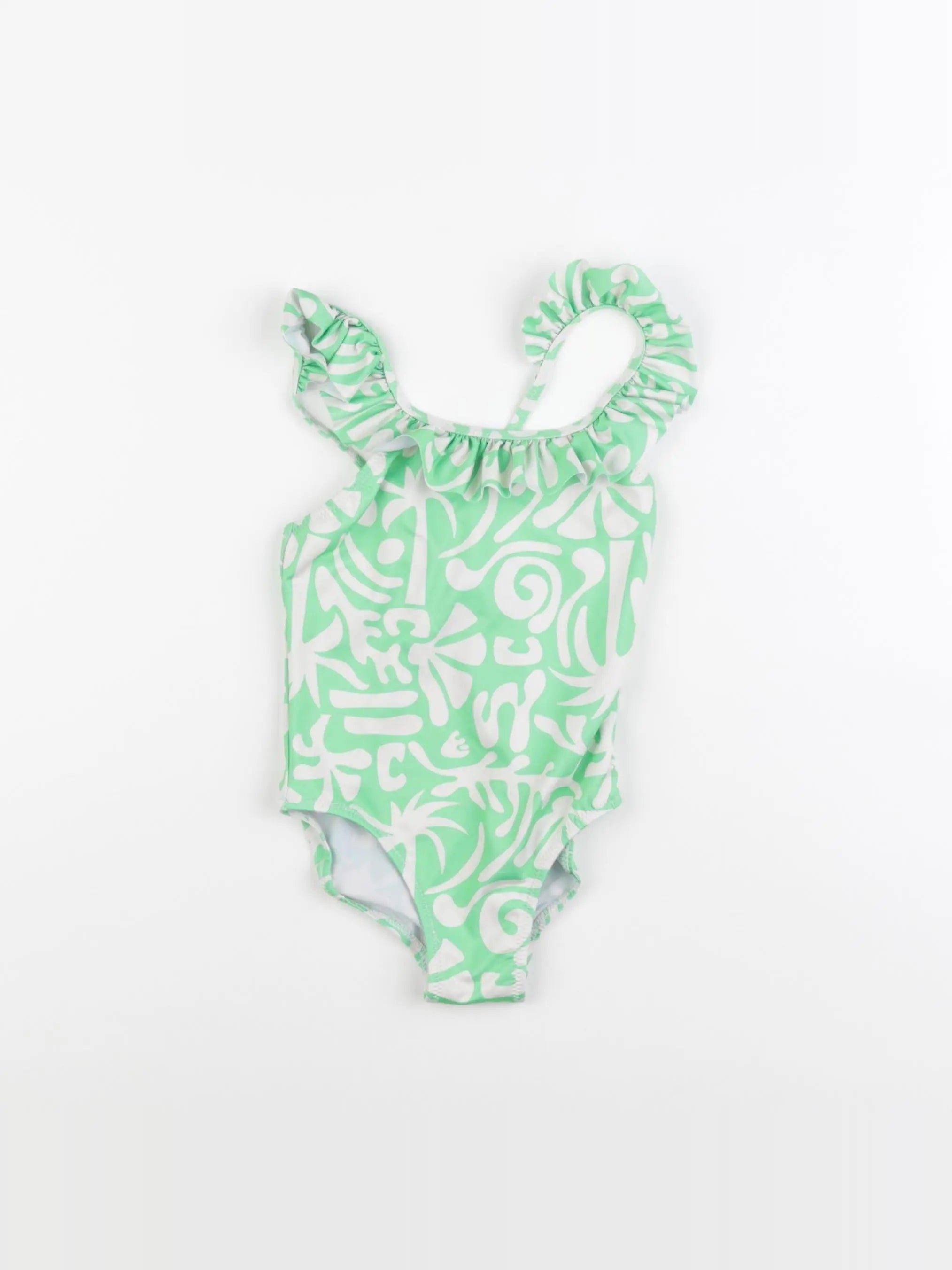Zara - maillot de bain vert - 2/3 ans